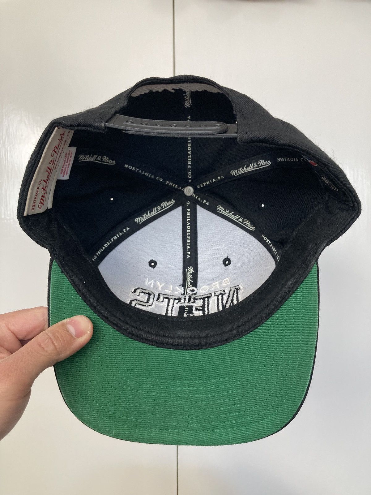 Mitchell & Ness × NBA BROOKLYN NETS MITCHELL & NESS SNAPBACK HAT NBA 2013 HARDWOOD Size ONE SIZE - 10 Thumbnail