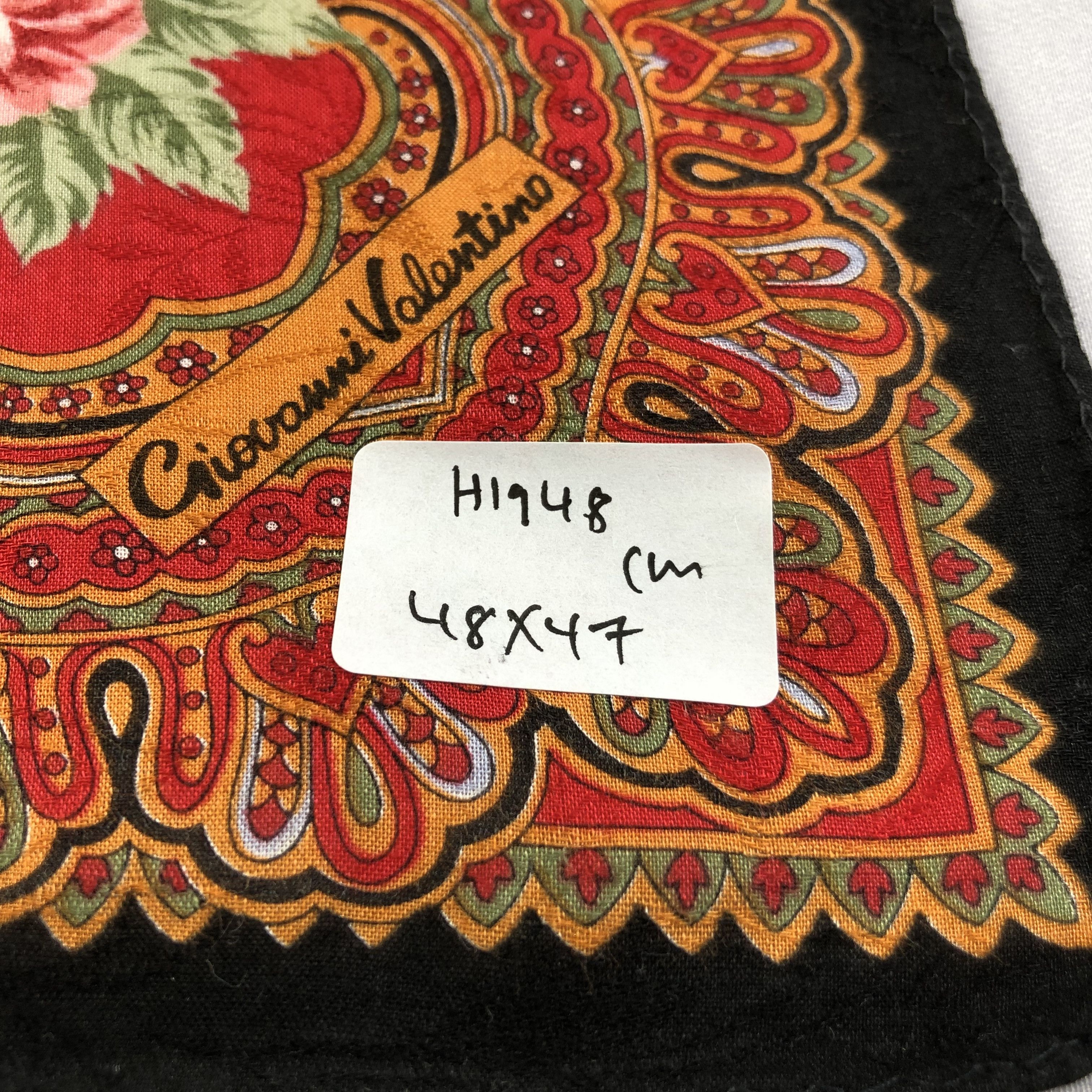 Giovanni Valentino Giovanni Valentino Handkerchief Neckerchief Bandana H1948 Size ONE SIZE - 5 Thumbnail