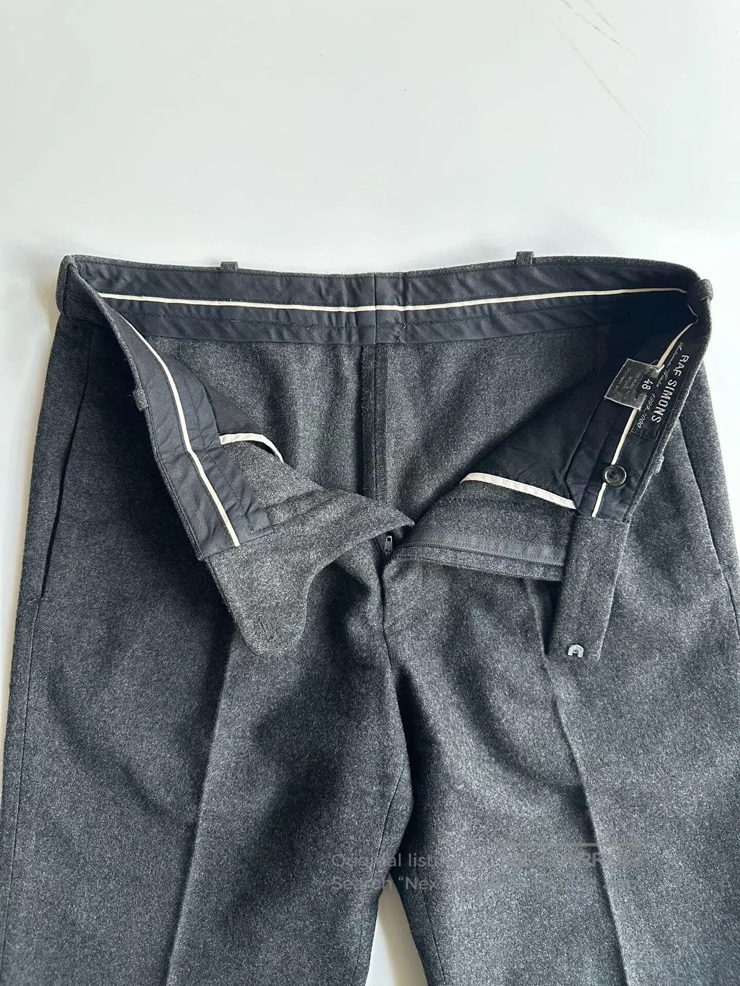 Raf Simons RAF SIMONS 99AW Wool Trousers. Size US 32 / EU 48 - 4 Thumbnail