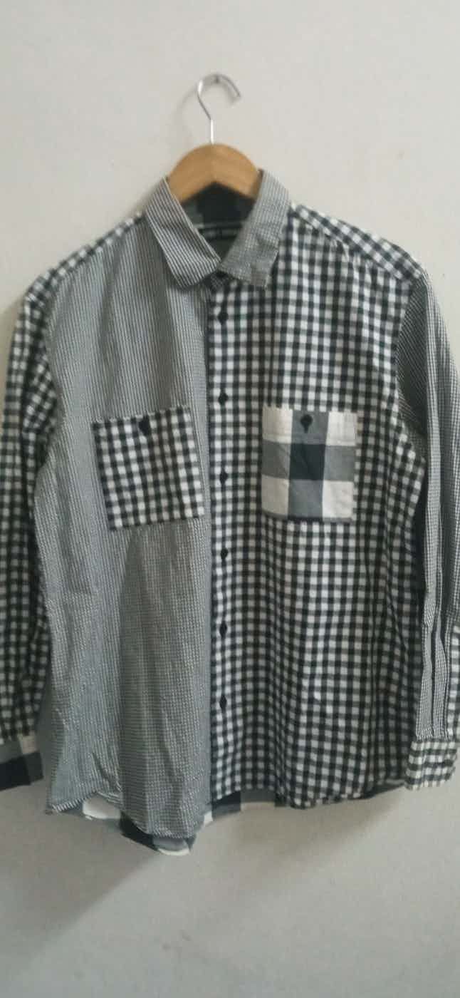 Issey Miyake 🔥🔥 Rare Vintage Issey Miyake Checked Shirt Size US L / EU 52-54 / 3 - 1 Thumbnail
