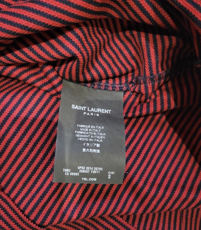 Saint Laurent Paris × Yves Saint Laurent Saint laurent slp 14fw Paris polo short sleeve with black Size US S / EU 44-46 / 1 - 5 Thumbnail