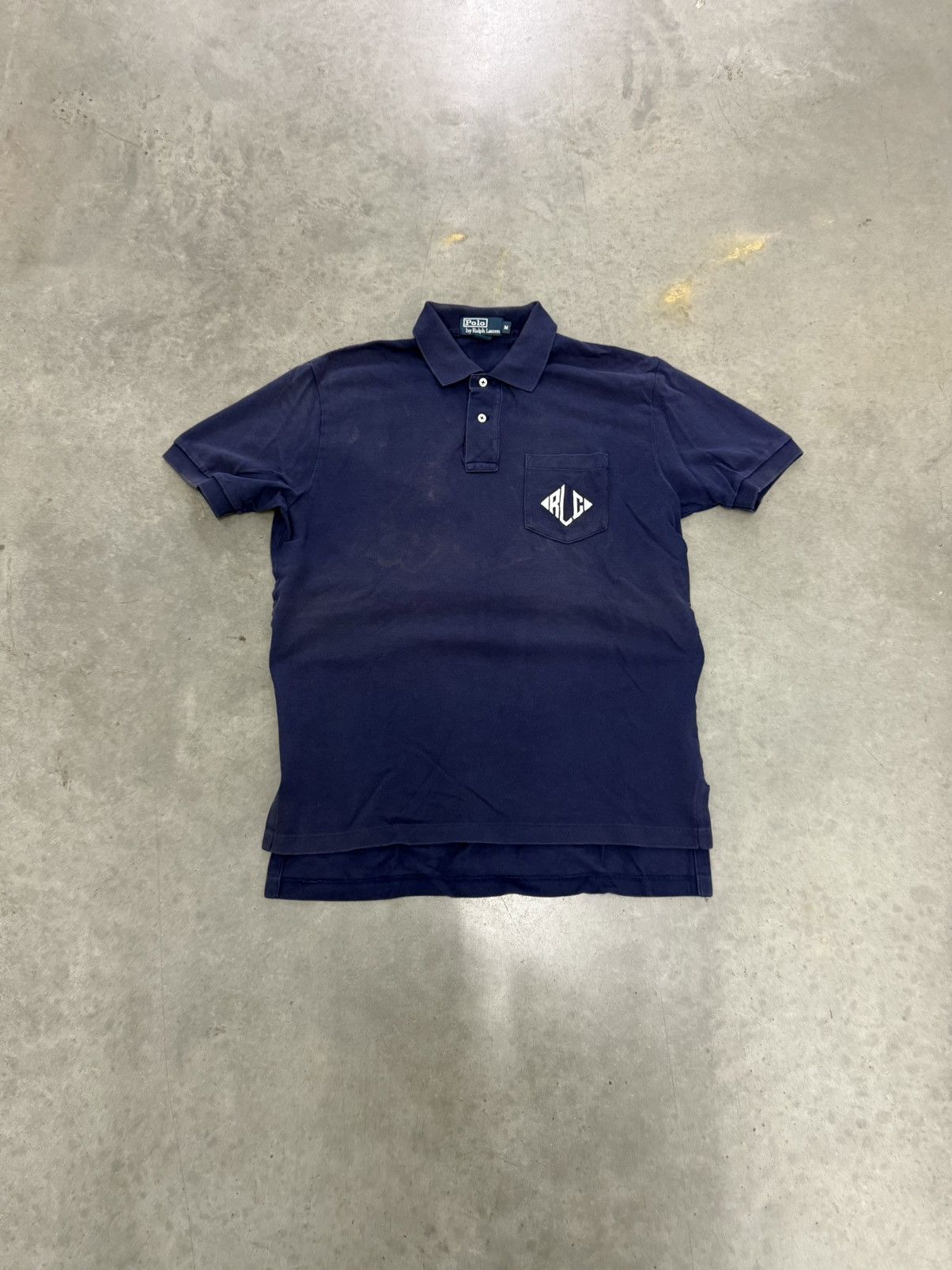 Polo Ralph Lauren Polo Ralph Lauren RLC Navy Pocket Polo Shirt Vintage 90s M Size US M / EU 48-50 / 2 - 6 Thumbnail