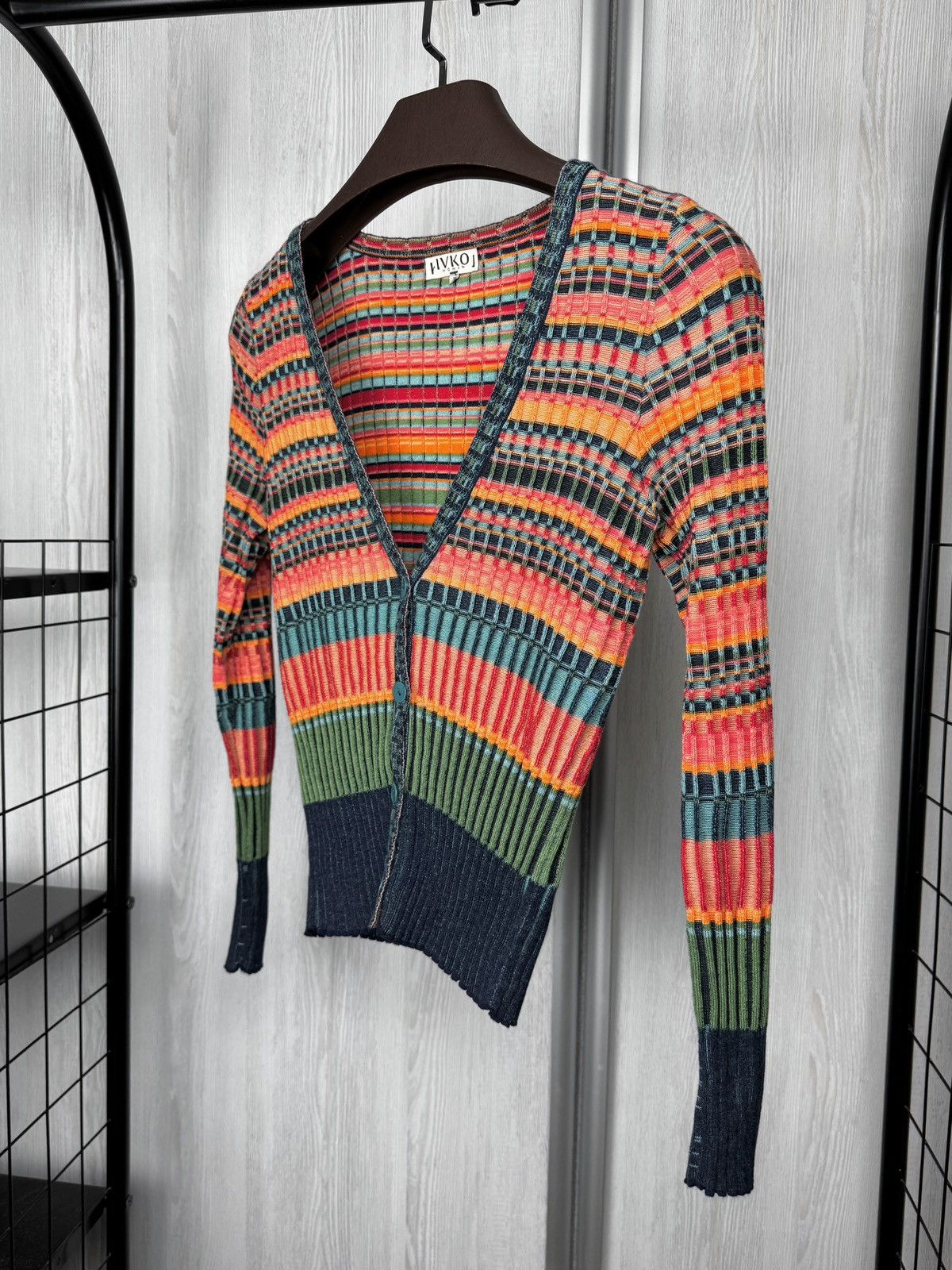 Other Ivko V-Neck Multicoloured Patterned Cardigan size 36 Size S / US 4 / IT 40 - 5 Thumbnail