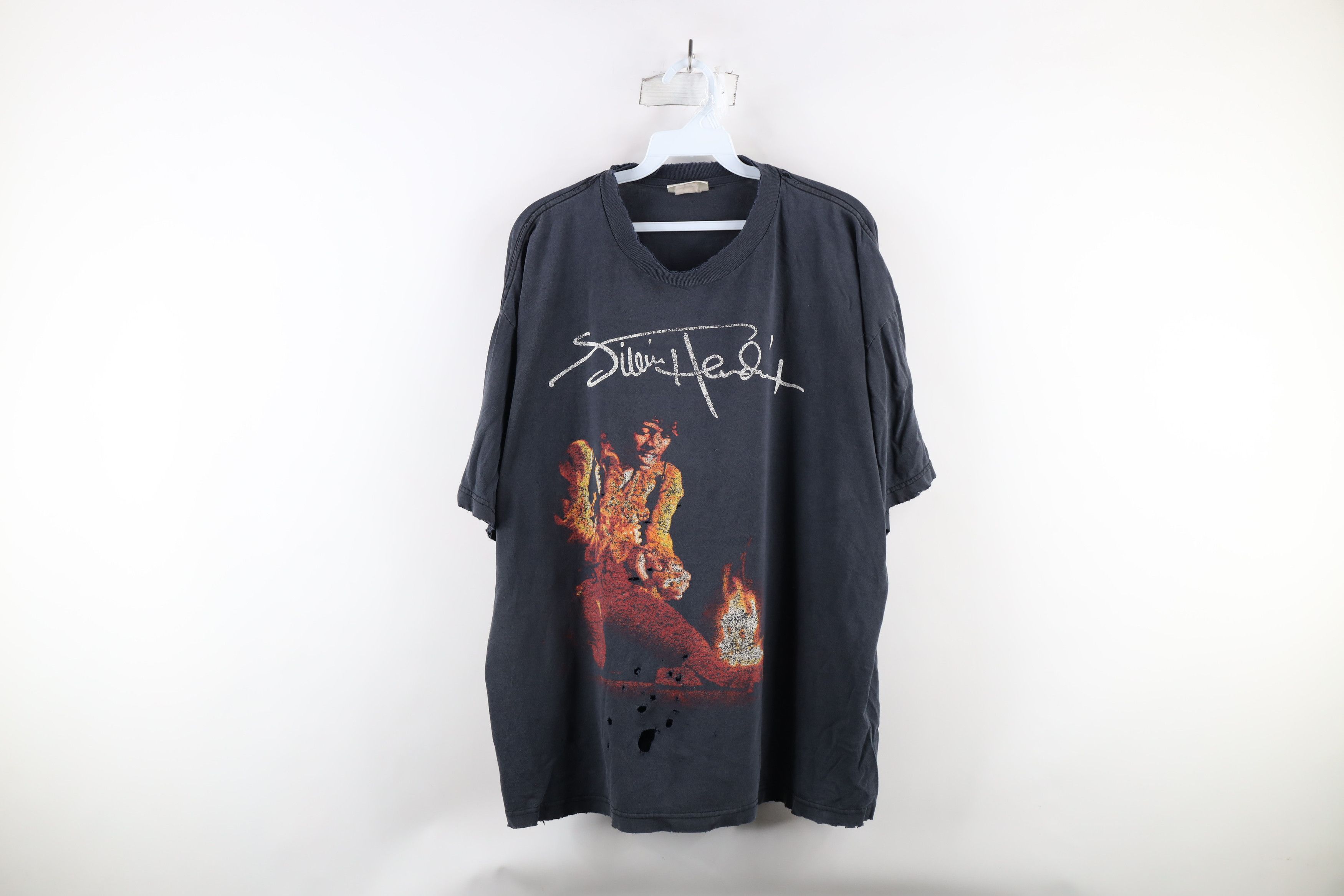 Vintage 90s Winterland Guitar Jimi Hendrix Band T-Shirt US
