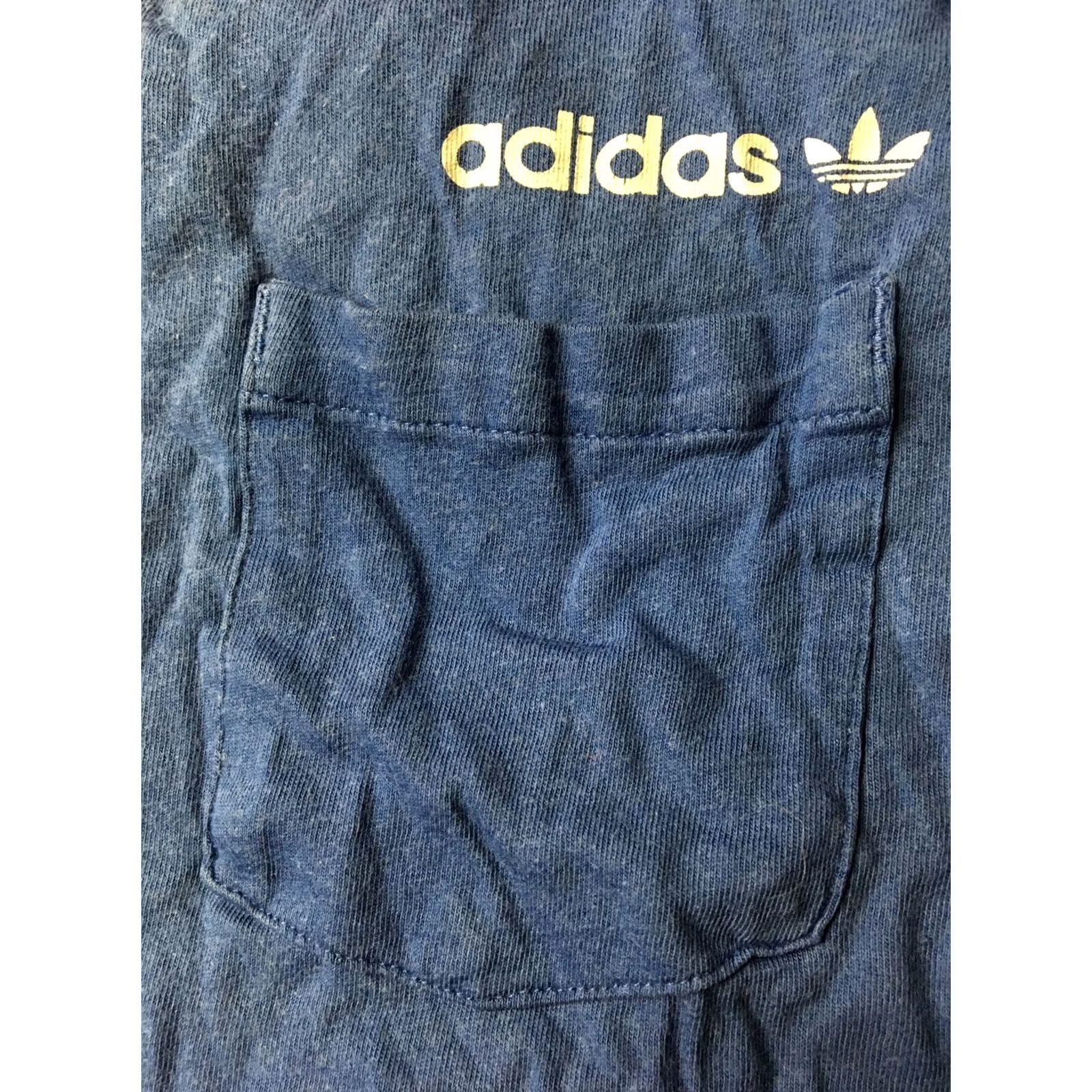 Adidas ADIDAS SY ORIGINAL 3 STRIPES MENS CASUAL SHIRT T-SHIRT TEE JERSEY TRIKOT SIZE M Navy Blue Short Sleeve 100% Cotton Mens Regular Size US M / EU 48-50 / 2 - 3 Thumbnail