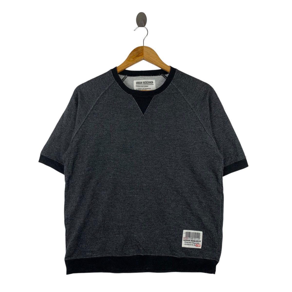 Japanese Brand URBAN RESEARCH Japanese Brand Dark Grey Short Sleeve Shirt Size US M / EU 48-50 / 2 - 1 Thumbnail