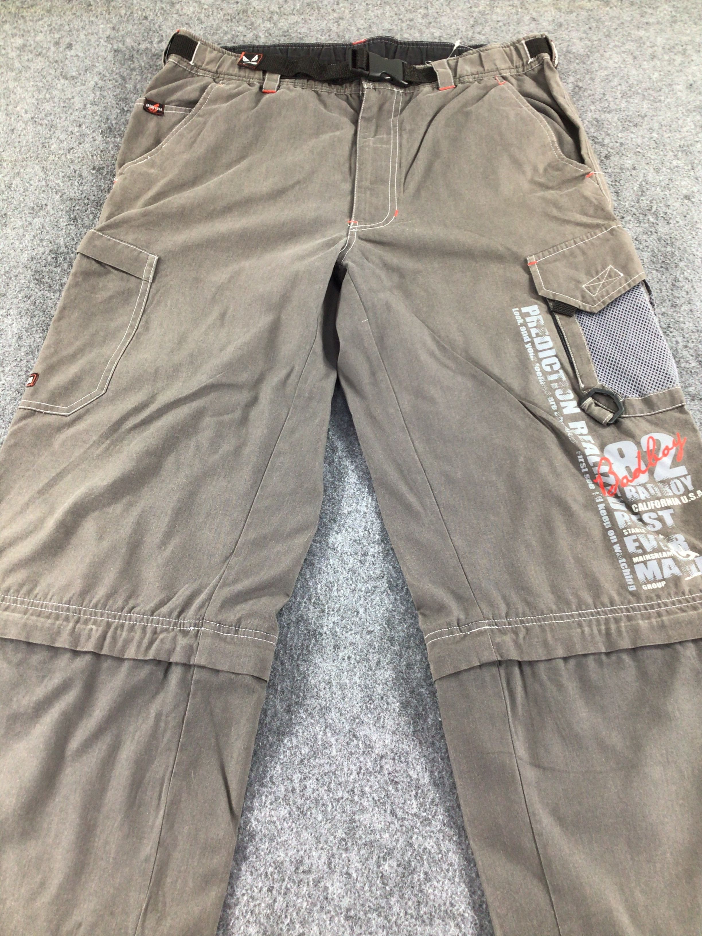 Japanese Brand Bad Boy Multi Pocket Parachute Cargo Pant-J188 Size US 32 / EU 48 - 3 Thumbnail