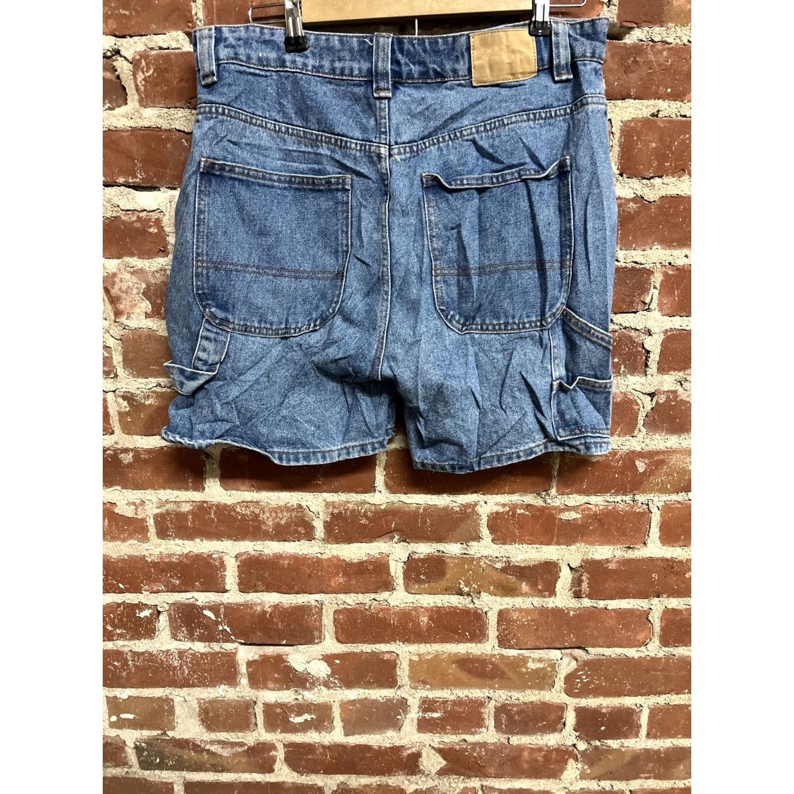 Cotton On Cotton On Womens Denim Shorts Carpenter Blue 10 Adult? Size 32" / US 10 / IT 46 - 2 Thumbnail