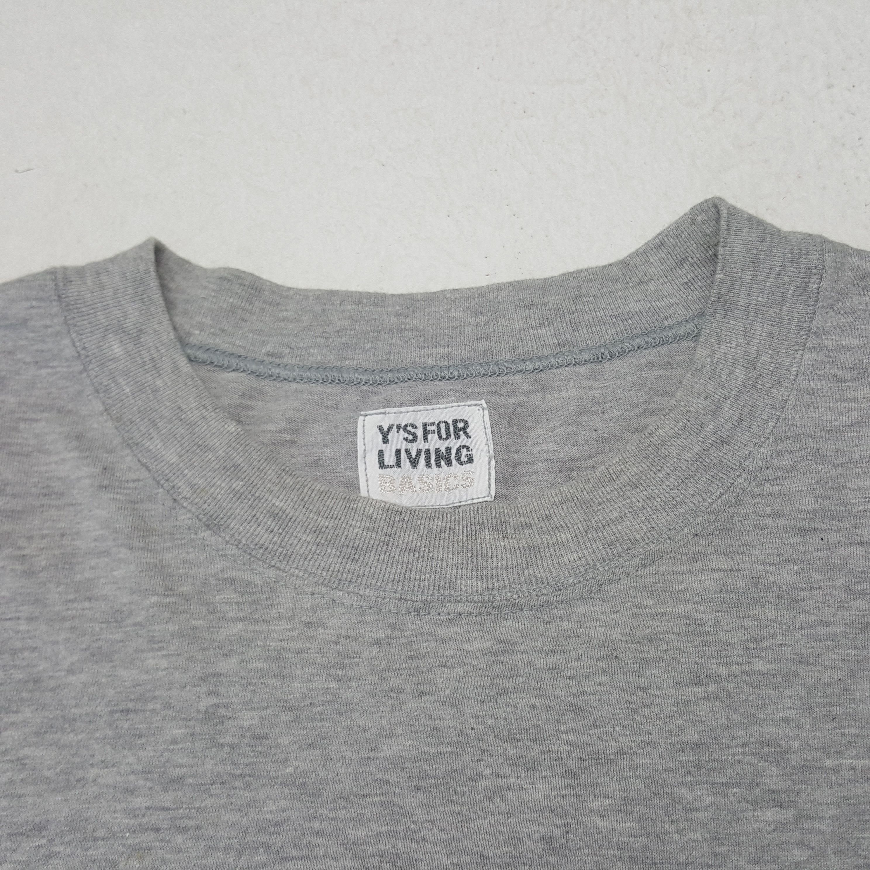 Japanese Brand × Vintage × Yohji Yamamoto Vintage Y's For Living Basics Yohji Yamamoto Tshirt C285N42 Size US L / EU 52-54 / 3 - 4 Thumbnail