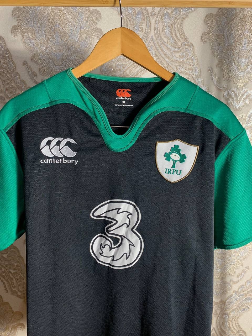 Canterbury of New Zealand VERY RARE CANTERBURY IRELAND IRFU RUGBY JERSEY BLOKECORE Y2K Size US XL / EU 56 / 4 - 2 Thumbnail