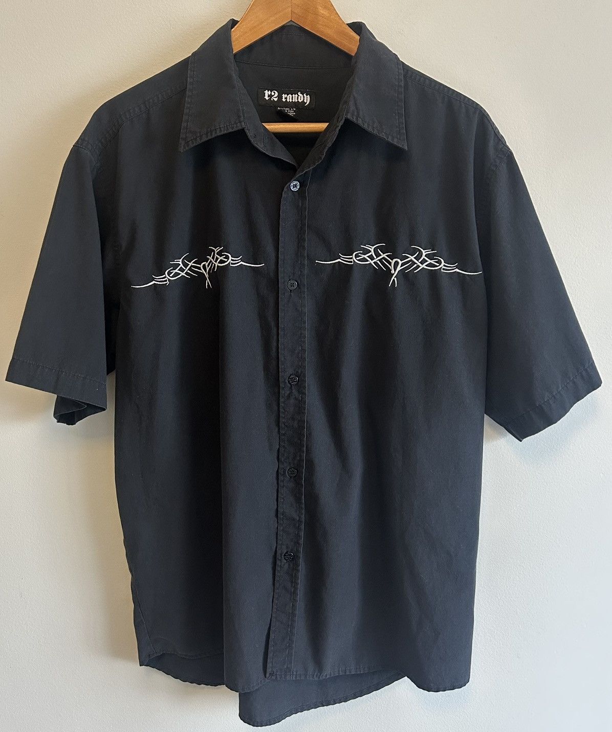 Other Vintage 90s Y2K Embroidered Tribal R2 Randy River Button Up Size US L / EU 52-54 / 3 - 1 Thumbnail