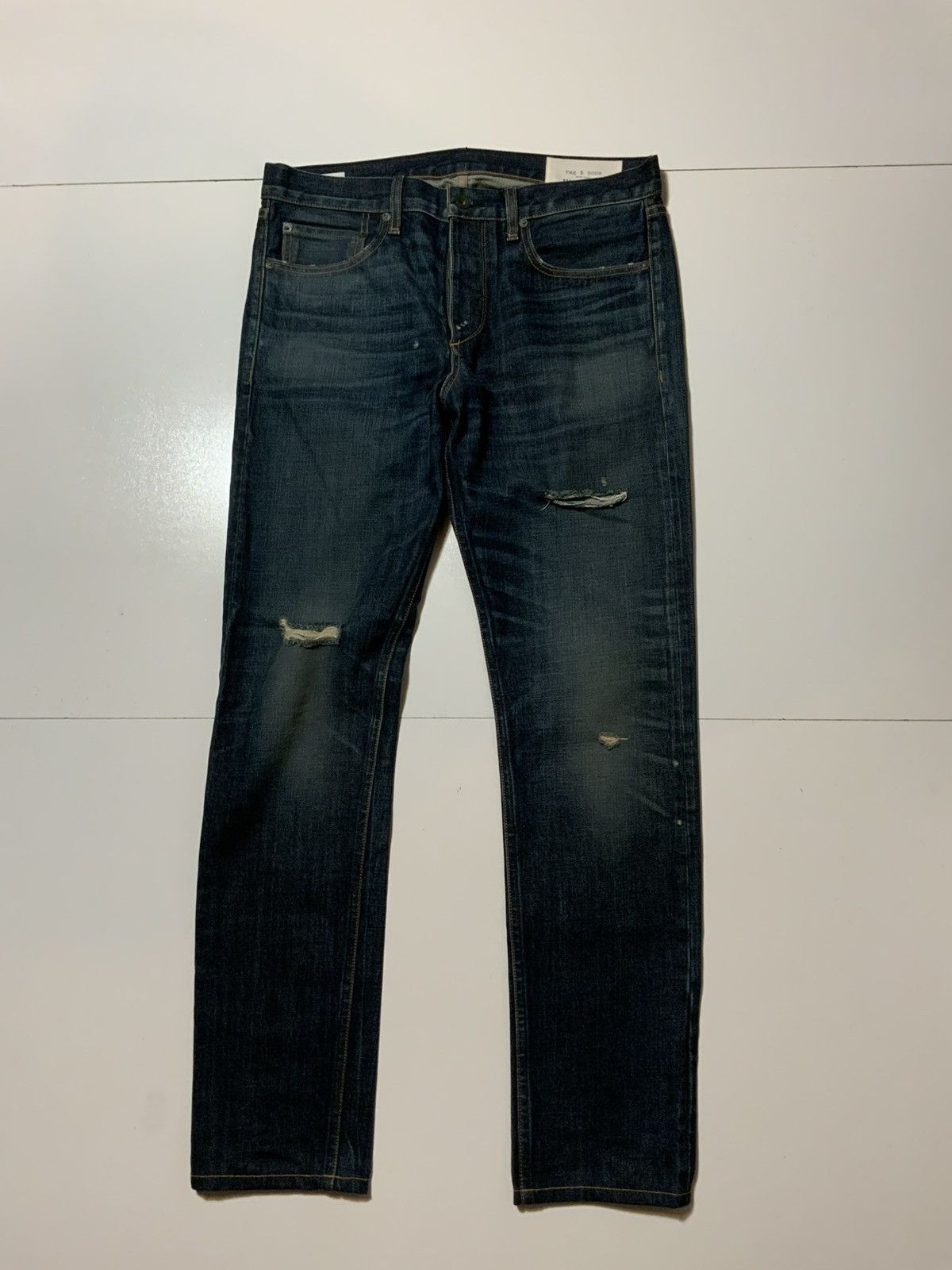 Rag & Bone $295 Rag & Bone Standard Issue Fit 2 Zeitgeist Denim Jeans Size US 32 / EU 48 - 3 Thumbnail