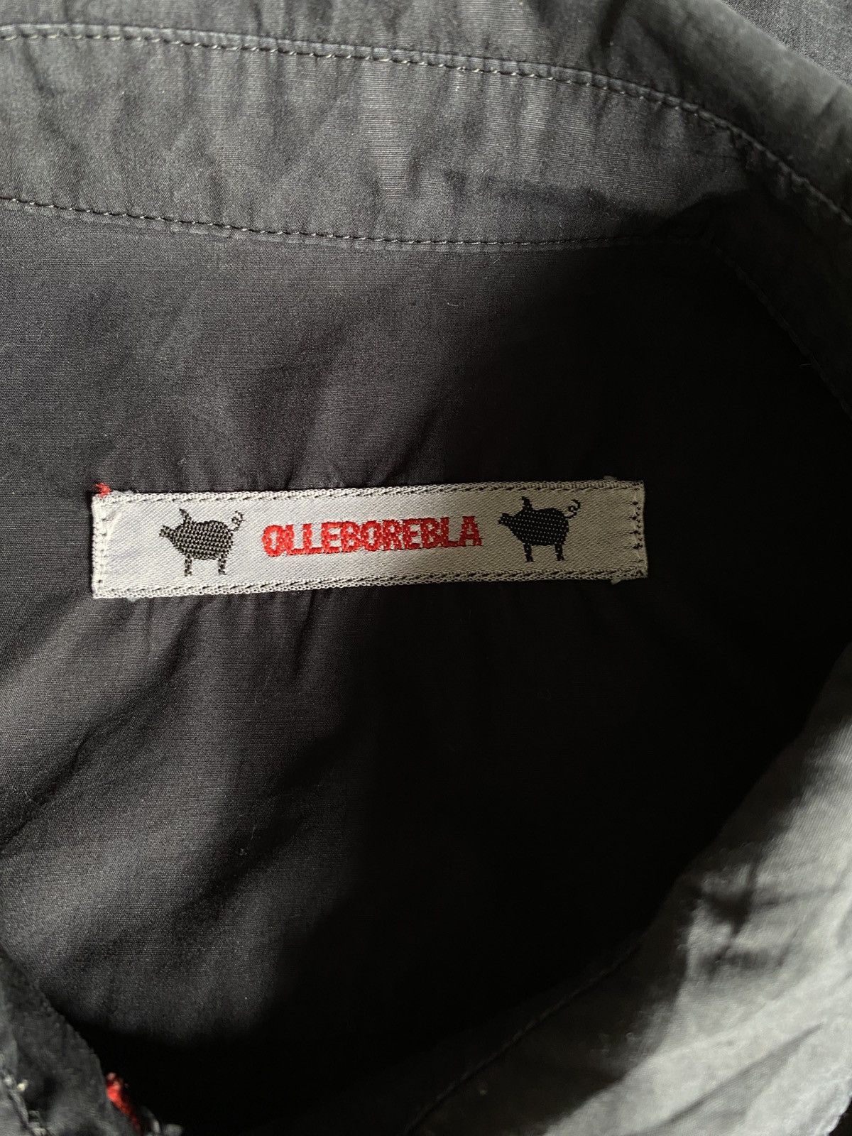 Designer × Japanese Brand OLLEBOREBLA Black Long-Sleeve Shirt Size M / US 6-8 / IT 42-44 - 7 Thumbnail