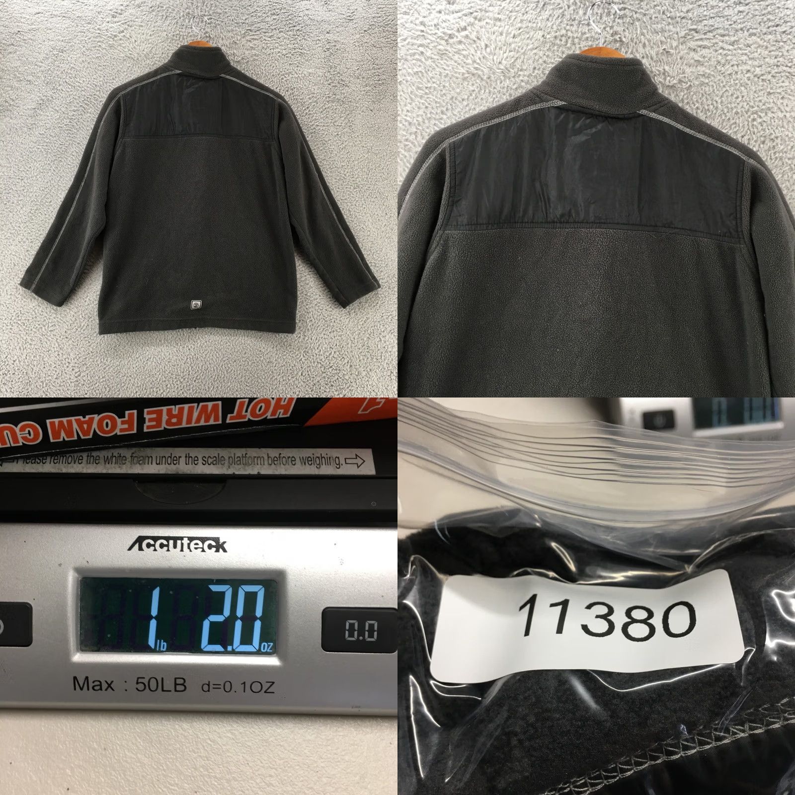 Timberland Timberland Fleece Full Zip Jacket Mens M Grey Mock Neck Front Pockets Casual Size US M / EU 48-50 / 2 - 8 Thumbnail