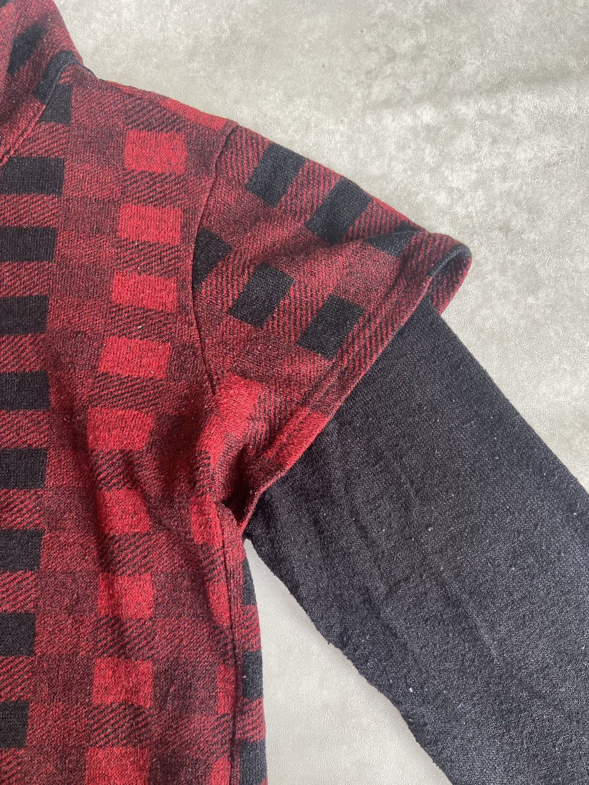 If Six Was Nine × Japanese Brand × Le Grande Bleu (L.G.B.) Double Layer Pattern Flannel Long Sleeve Size US L / EU 52-54 / 3 - 3 Thumbnail