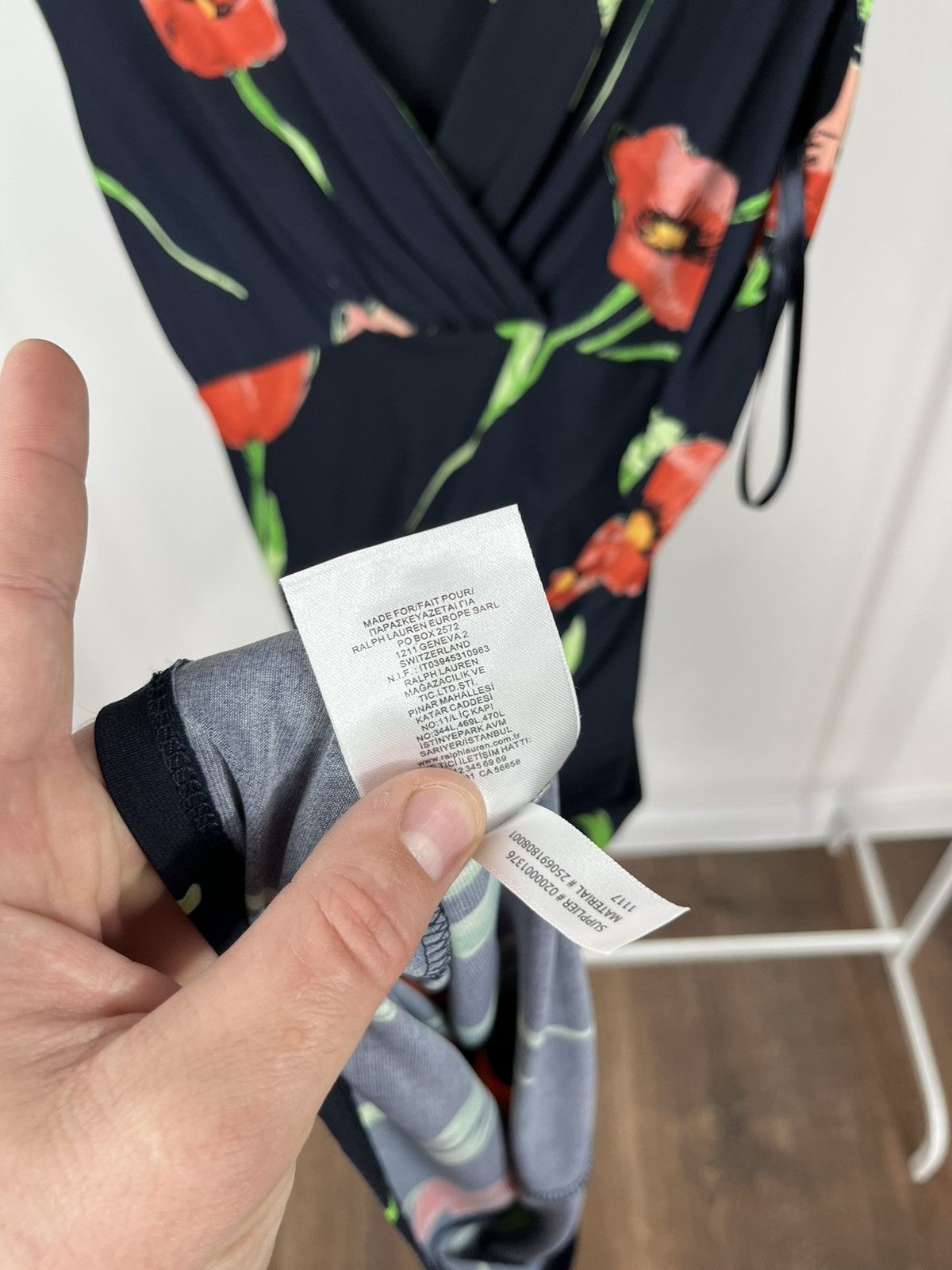Lauren Ralph Lauren Lauren Ralph Lauren Floral Wrap Dress Poppy Mini Women’s 4 Size XS / US 0-2 / IT 36-38 - 9 Thumbnail