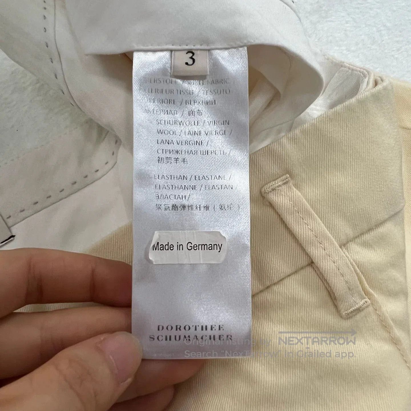 DOROTHEE SCHUMACHER DOROTHEE SCHUMACHER Beige Shorts. Size 25" / US 0 / IT 36 - 4 Thumbnail