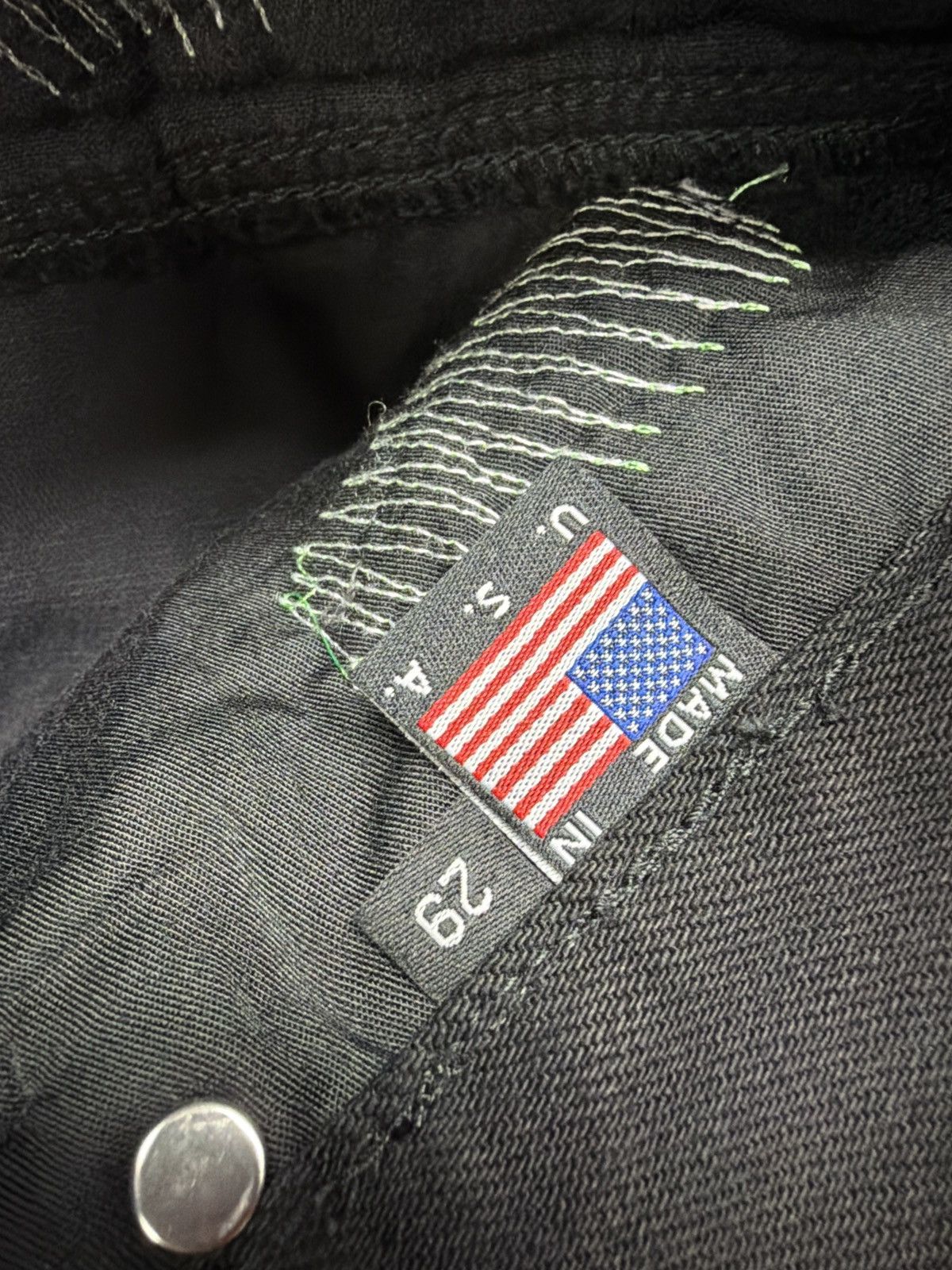 LOSTSHDWS Lostshadws og black denim Size US 29 - 4 Thumbnail