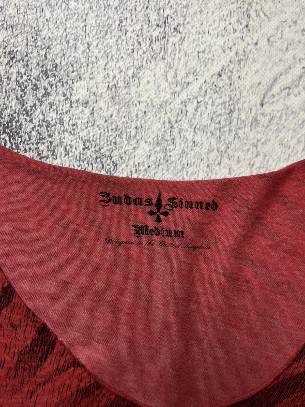 Vintage Vintage Judas Sinned Affliction Style Y2K Streetwear Tee Size US M / EU 48-50 / 2 - 11 Thumbnail