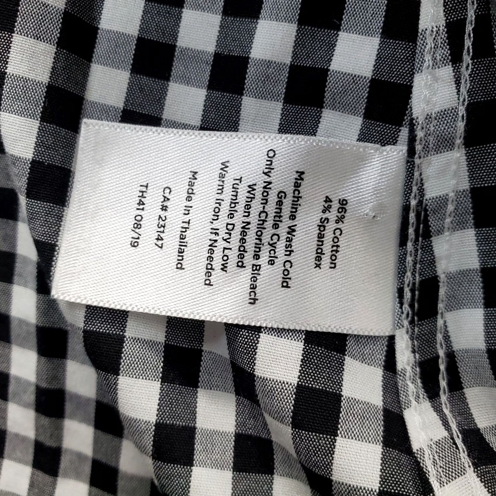 Talbots Talbots Shirt Womens 20W Multi Long Sleeve Collared Non-Iron Stretch Button Up Size 3XL / US 20-22 - 6 Thumbnail
