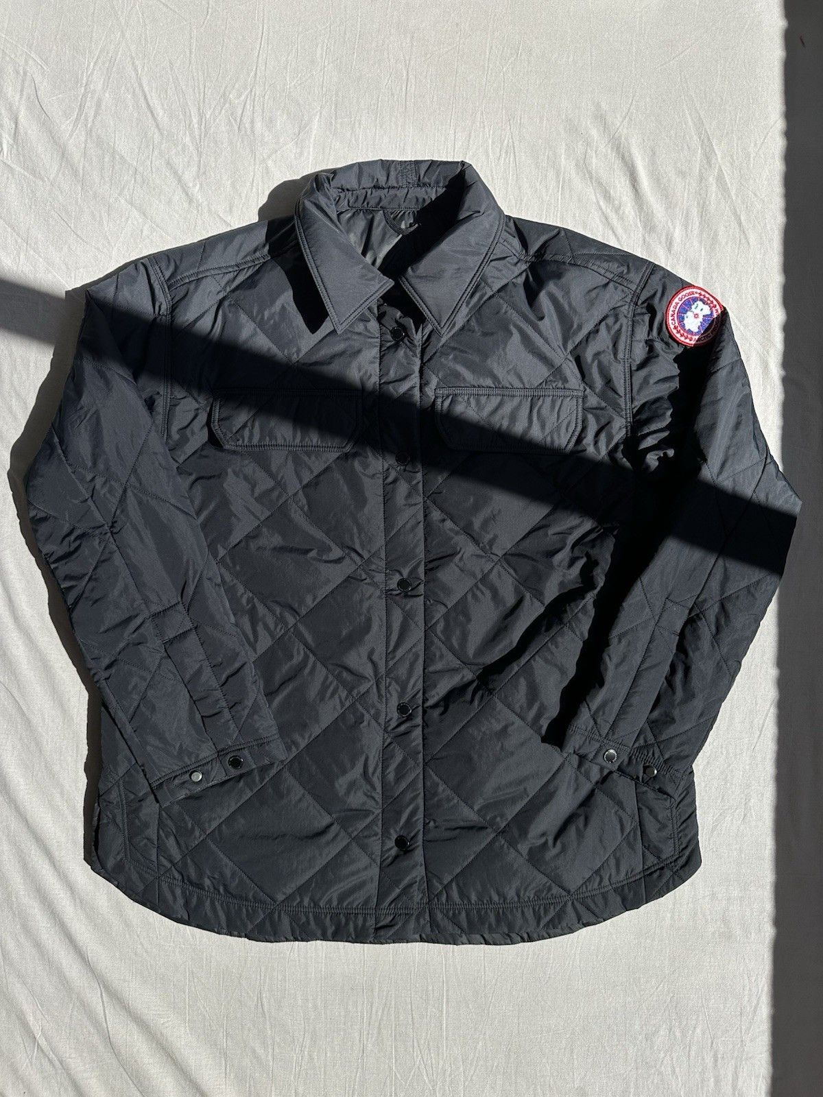 Canada Goose Black Albany Quilted Jacket Size Medium Retail