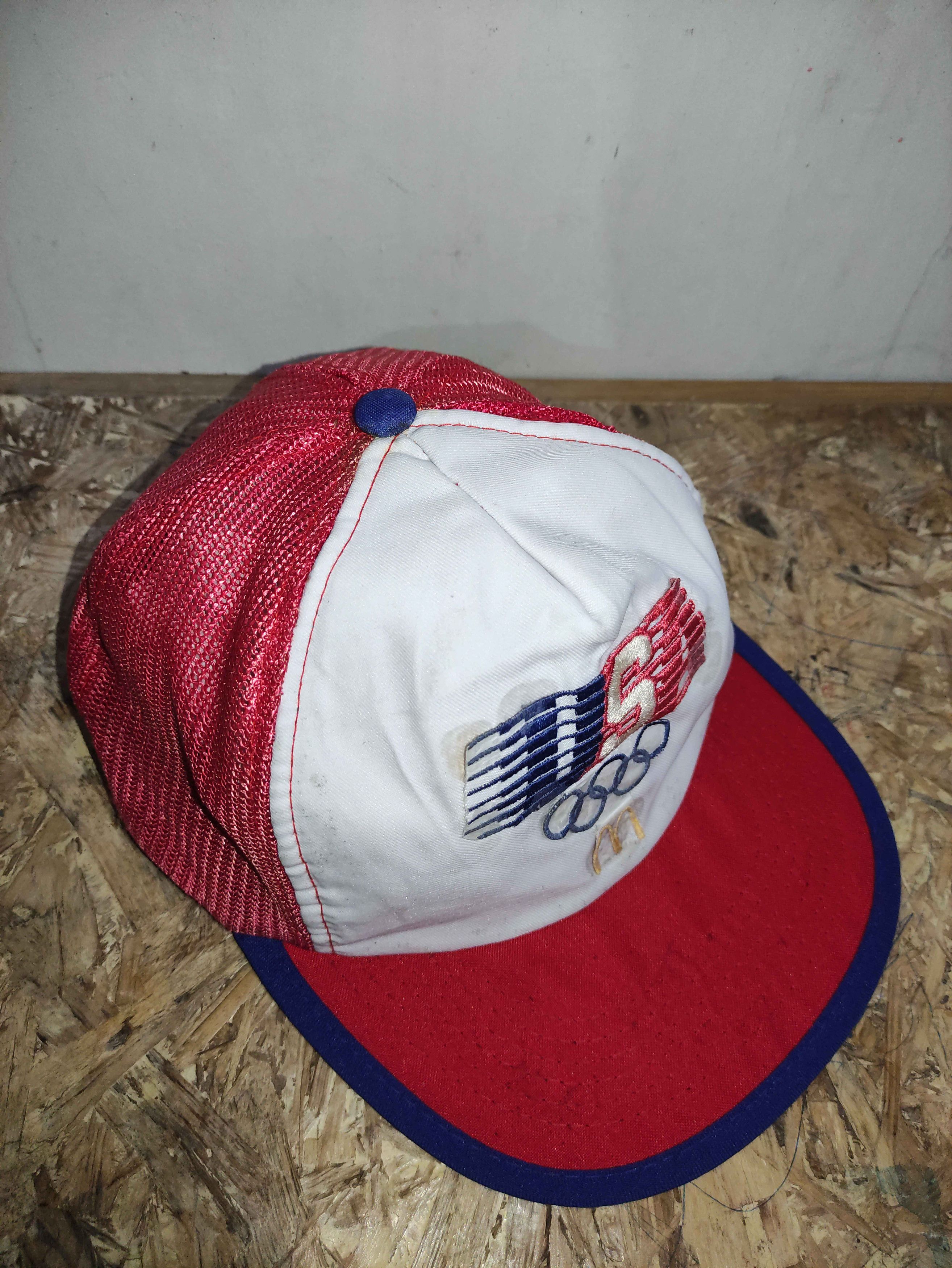 USA Olympics × Vintage Vintage 1984 McDonald’s USA Olympics Trucker Hat Cap Size ONE SIZE - 10 Thumbnail
