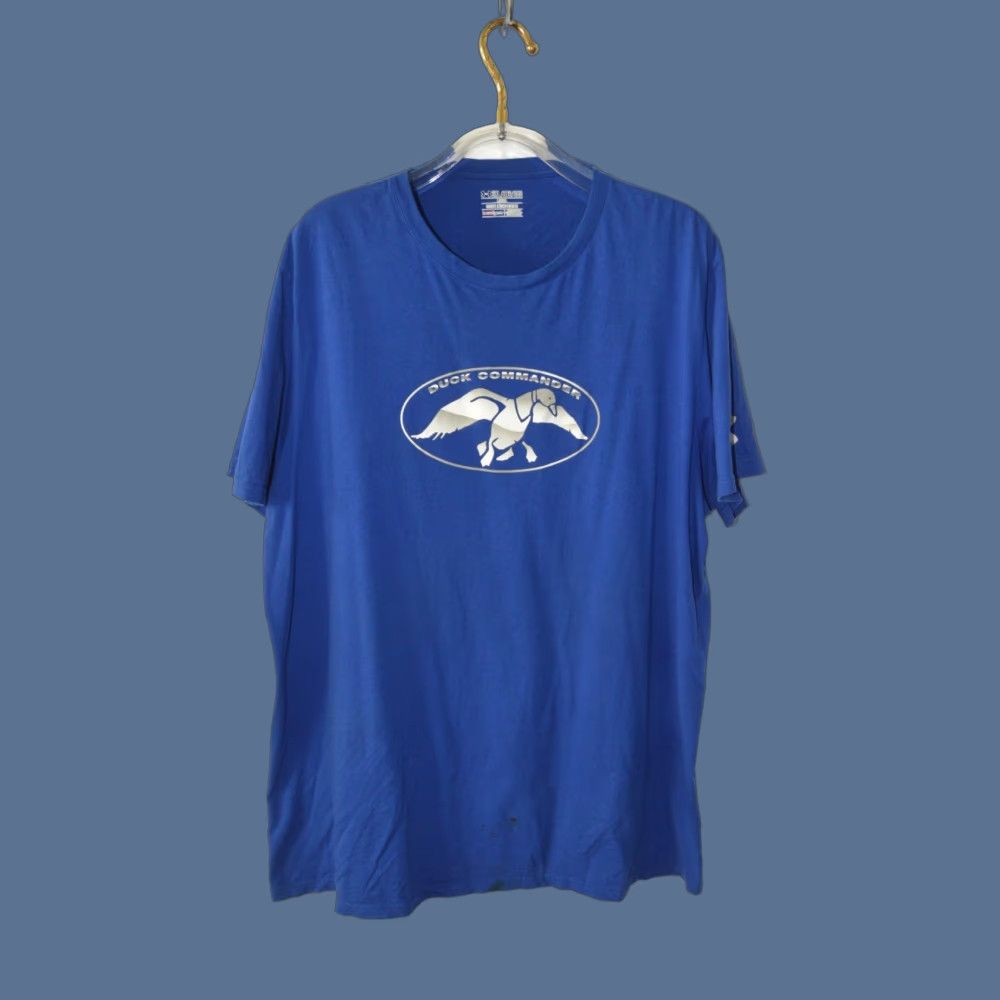 Under Armour Under Armour Graphic Print T-Shirt Mens 3XL Loose Fit Blue HeatGear Size US XXL / EU 58 / 5 - 1 Thumbnail