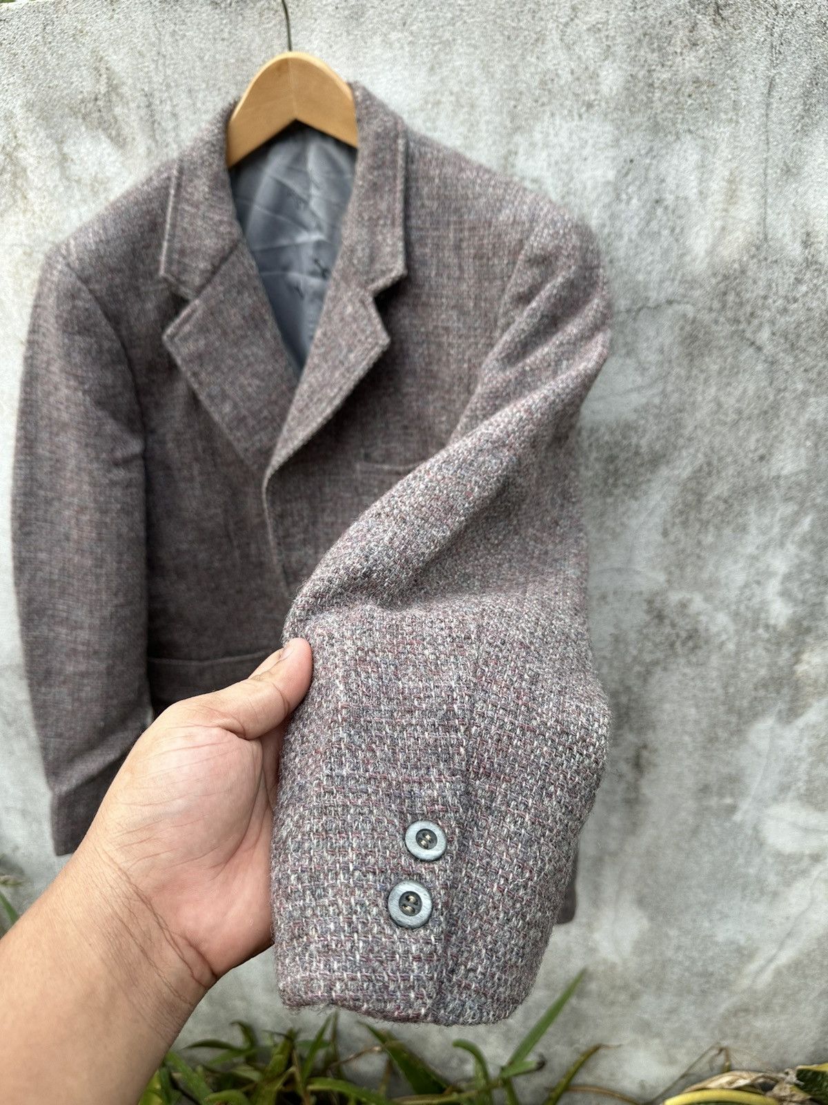 Harris Tweed Harris Tweed wool coat by Yojima Size US M / EU 48-50 / 2 - 2 Thumbnail