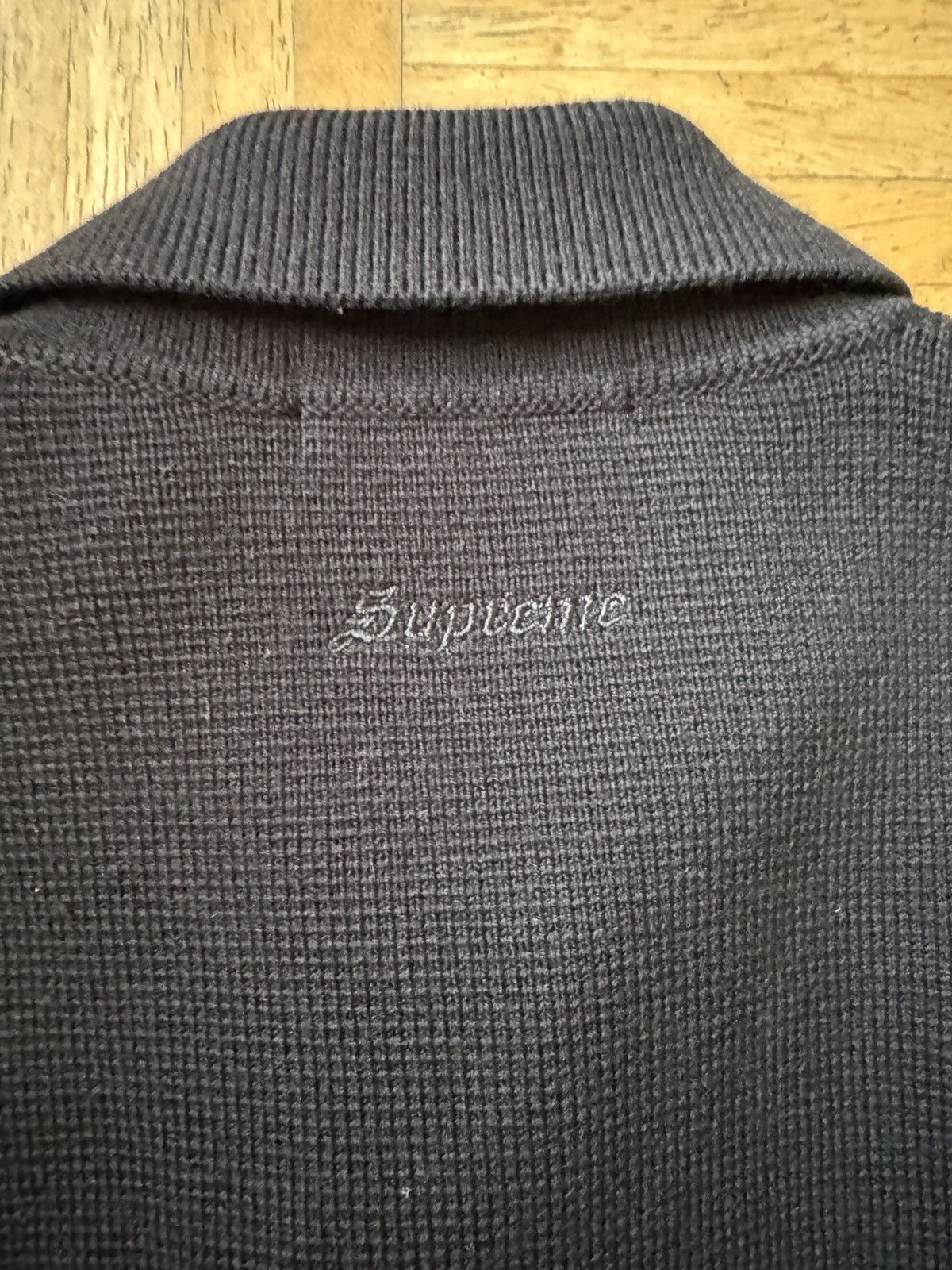 Supreme Studded Suede Zip Up Cardigan (F/W ‘25) Size US M / EU 48-50 / 2 - 4 Thumbnail