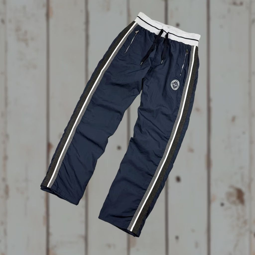 Dolce & Gabbana Dolce Gabbana Pants Men Size 34 Blue Nylon Stripped Size US 34 / EU 50 - 1 Thumbnail