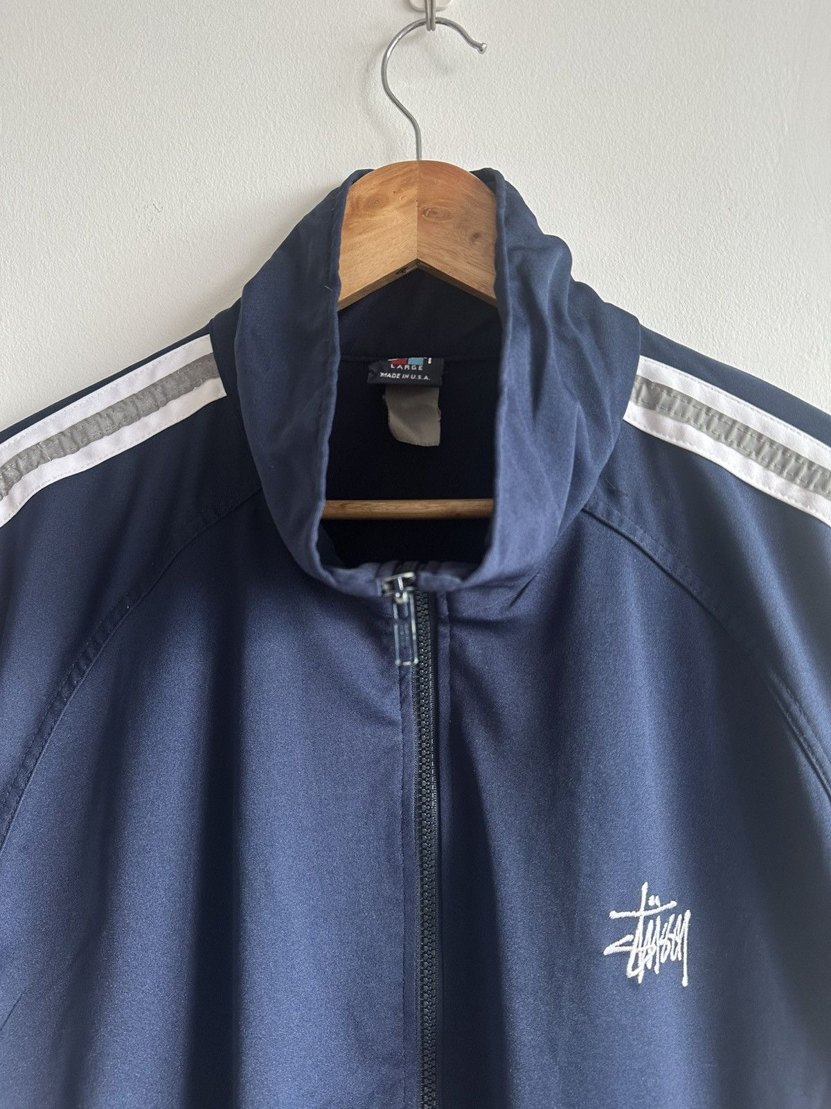 Stussy 80's Stussy Sport Tracktop Jacket Made In USA | Grailed