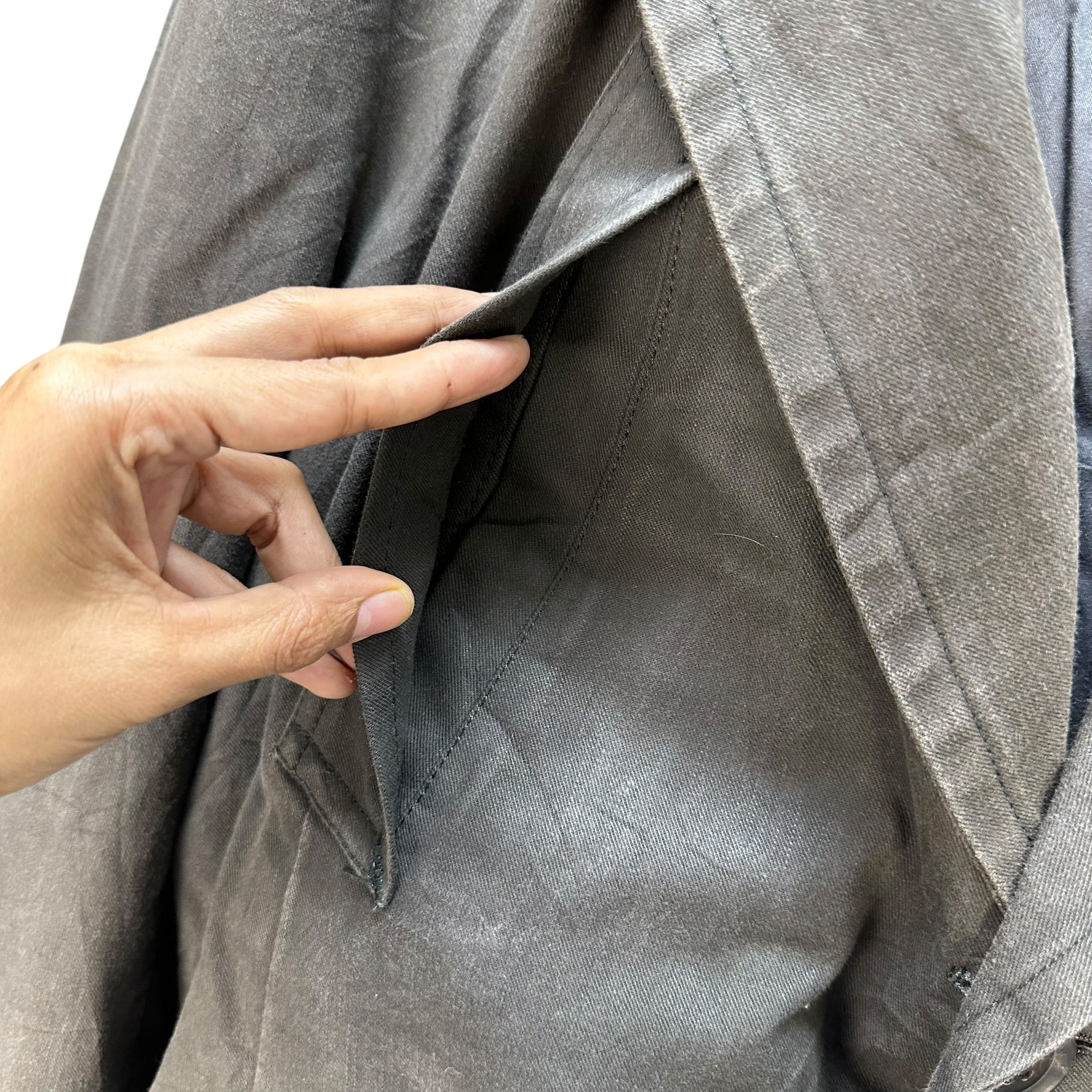 Y's Y's Single Button Trench Coat Jacket Avant Garde #A51-1184 Size US L / EU 52-54 / 3 - 6 Thumbnail
