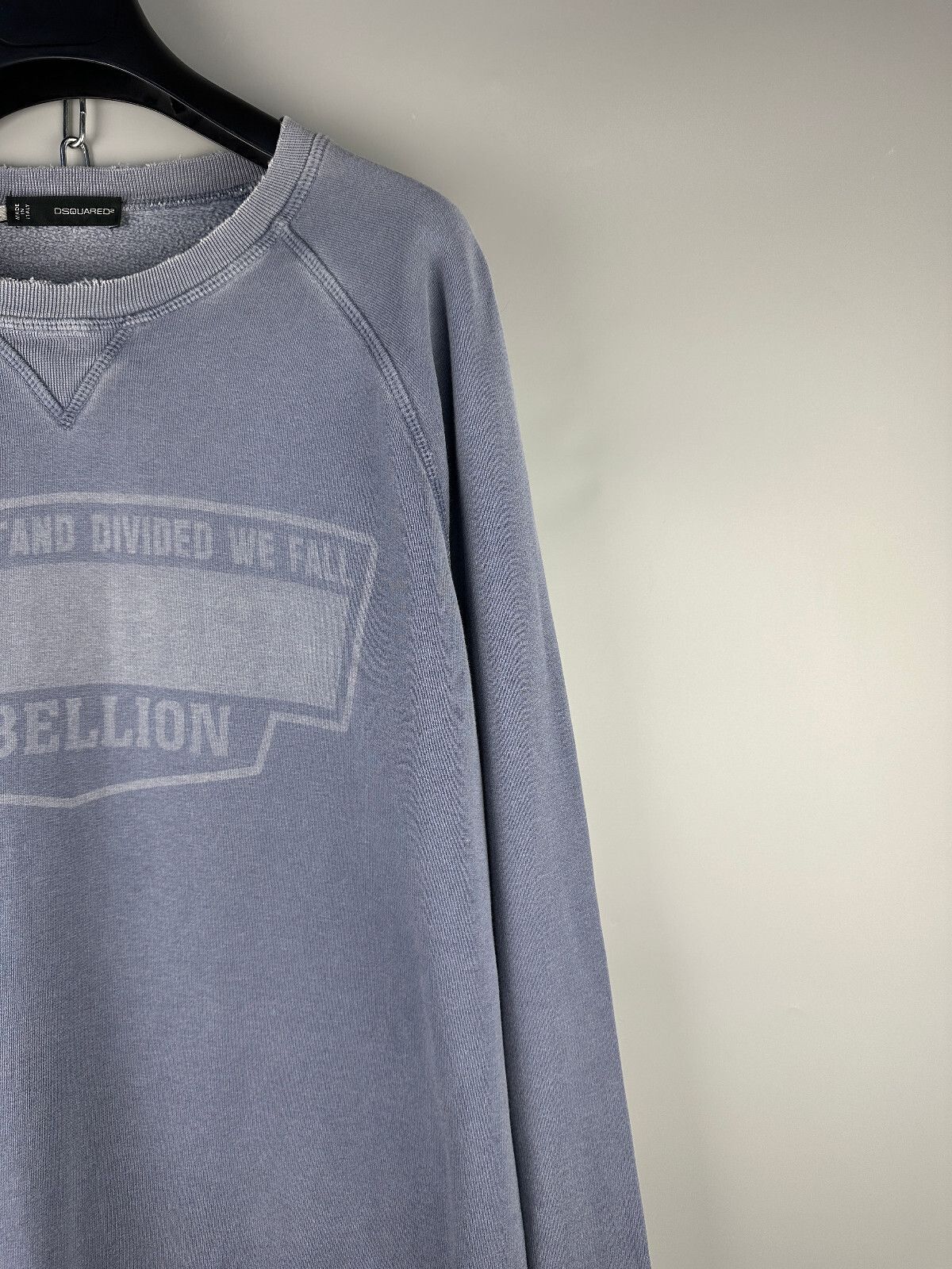 Dsquared2 Dsquared Distressed Garment Dyed Sweatshirt Pulloverr\ Size US XL / EU 56 / 4 - 4 Thumbnail