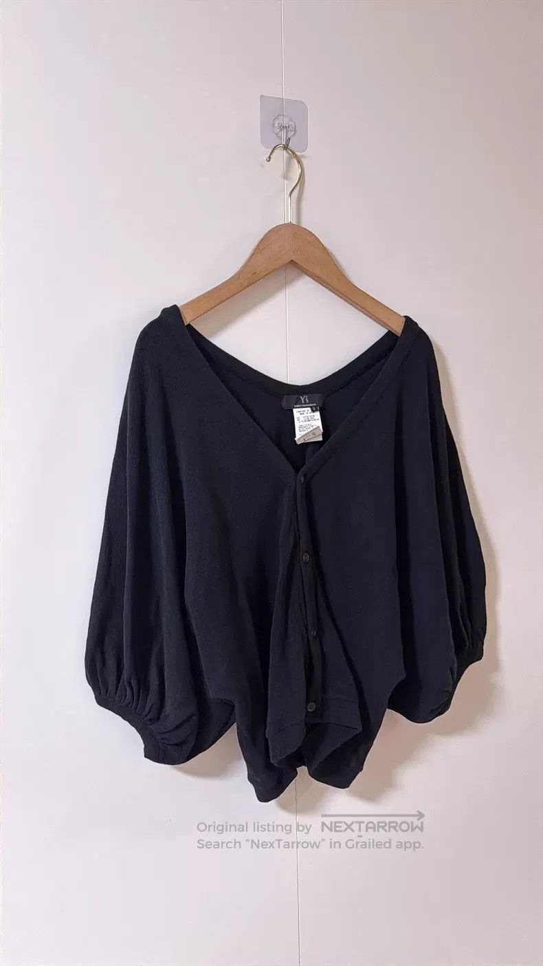 Yohji Yamamoto Yohji Yamamoto size 3 Black Bat Sleeve Cardigan shirt Size L / US 10 / IT 46 - 2 Thumbnail
