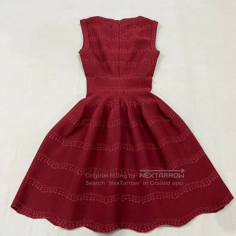 Alaia Alaia Red Dress Size XS / US 0-2 / IT 36-38 - 2 Thumbnail