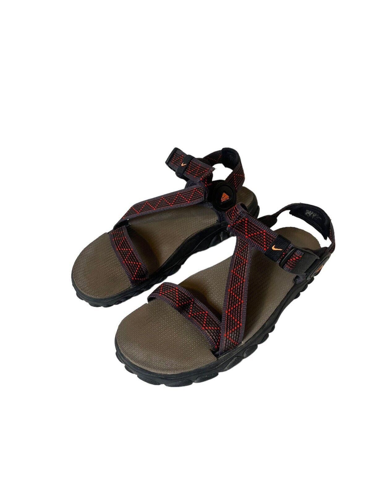 Nike Size 10 - 1998 Nike ACG Crossover Strap Sandals Black Orange Size US 10 / EU 43 - 7 Thumbnail