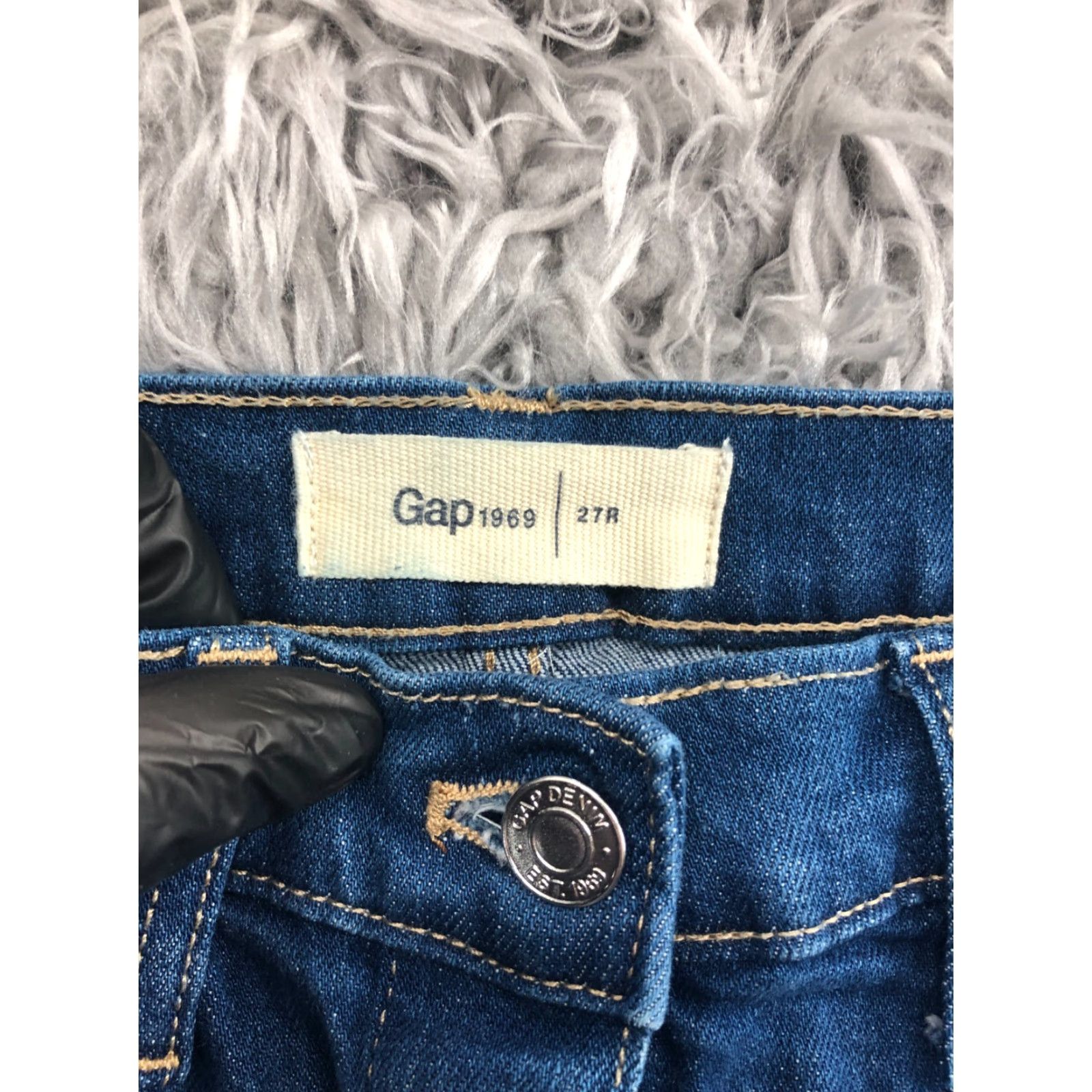 Gap Gap A-Line Midi Skirt Womens Size 27 Medium Wash Blue Size 27" / US 4 / IT 40 - 7 Thumbnail