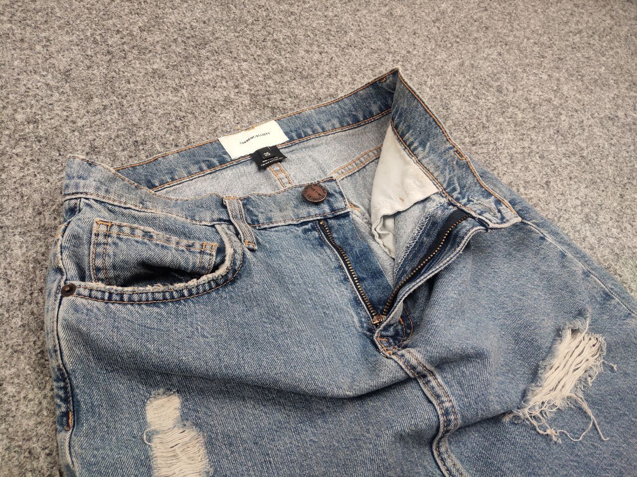 Current/Elliot Current Elliott Design mini Distressed denim Blue Skirt Size 25" / US 0 / IT 36 - 11 Thumbnail