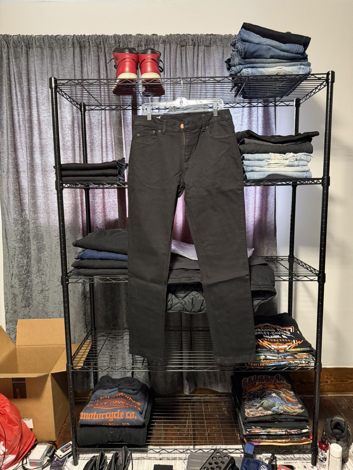 Other NWT Mugsy Stretch Squid Ink 34x32 Jeans Black Size US 34 / EU 50 - 1 Thumbnail