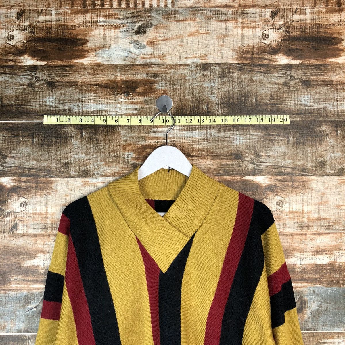 Vintage Japanese Brand Yellow Knitwear #A1634 Size M / US 6-8 / IT 42-44 - 4 Thumbnail