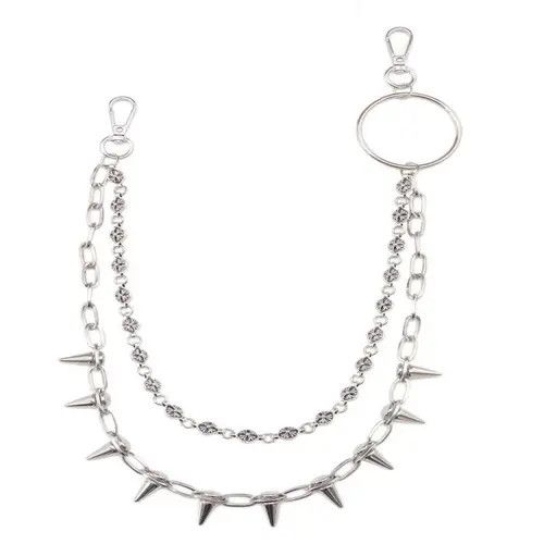 Other 905Double Layered Silver Wallet Chain Belt Size ONE SIZE - 6 Thumbnail