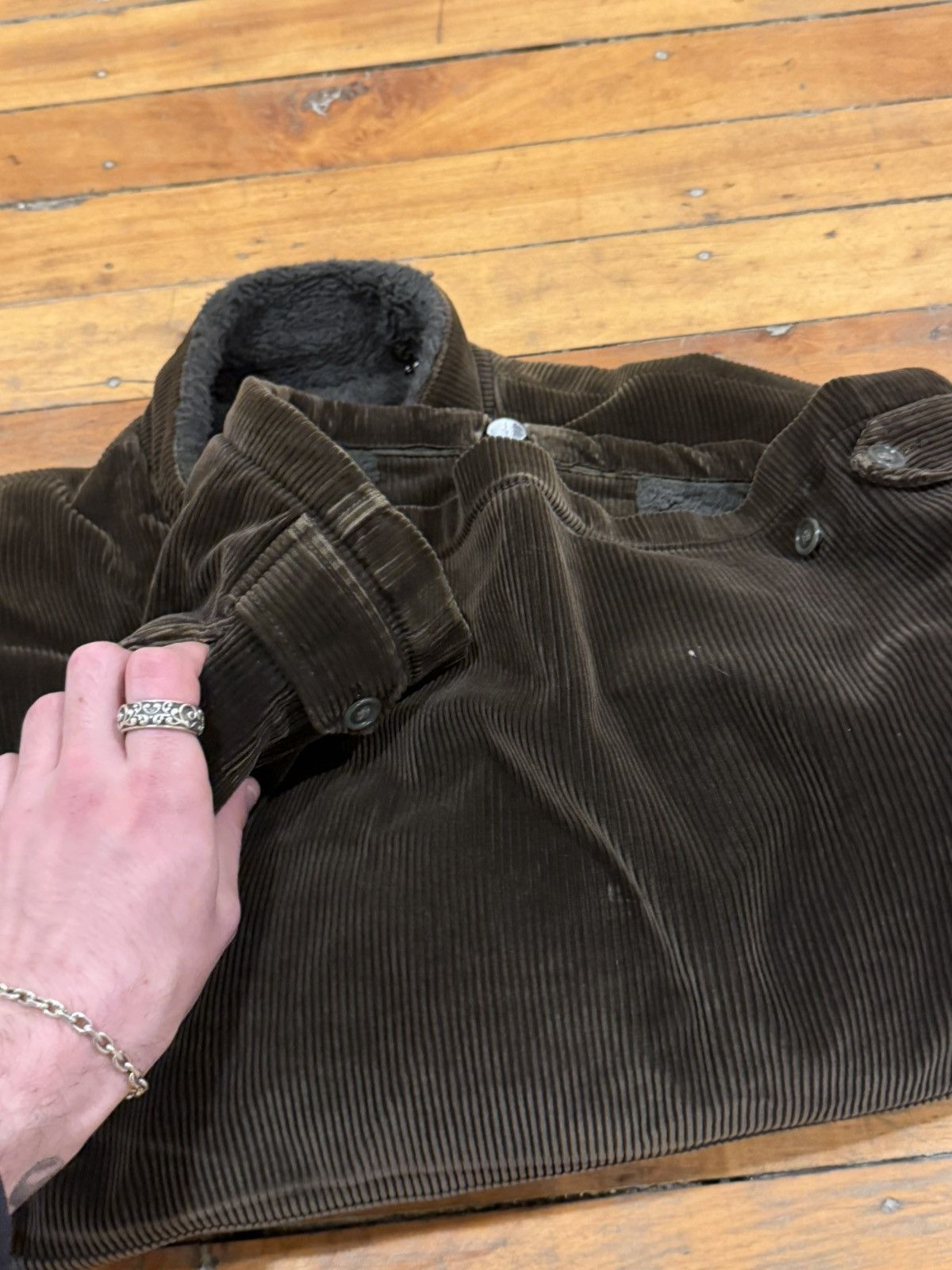 Vintage 70/80s fur lined corduroy talon zip jacket made in USA Size US M / EU 48-50 / 2 - 12 Thumbnail