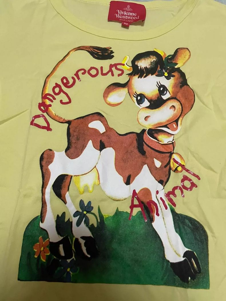 Vivienne Westwood Vivienne Westwood Grass cow letter print short sleeves Size M / US 6-8 / IT 42-44 - 2 Thumbnail