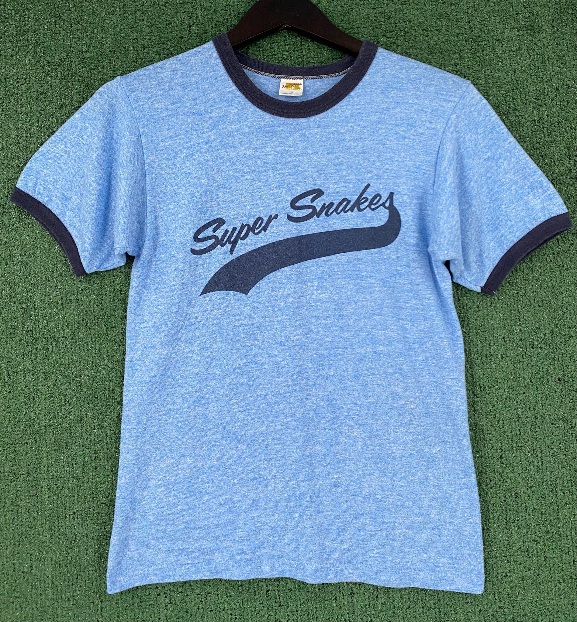 Russell Athletic 70's Russell Athletic Super Snakes Wow #2 Ringer T-Shirt XS Size XS / US 0-2 / IT 36-38 - 1 Thumbnail