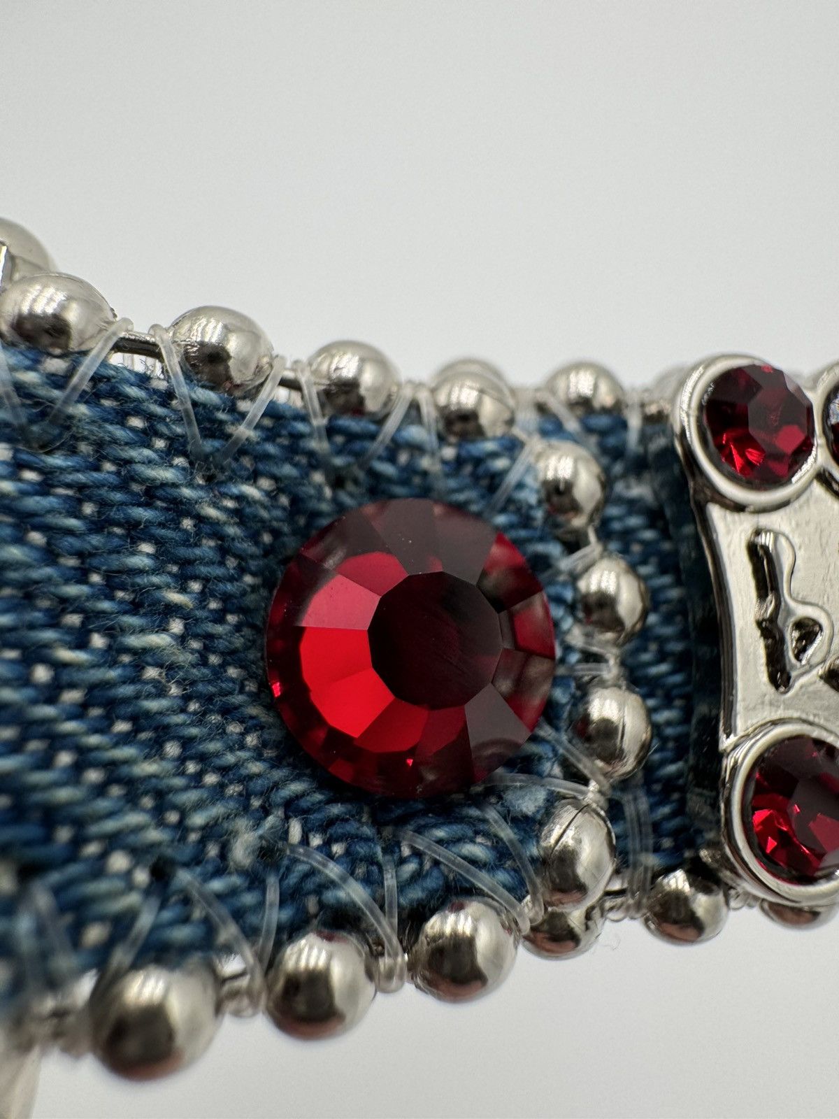 Supreme® / b.b. Simon Denim Keychain Washed Indigo Blue