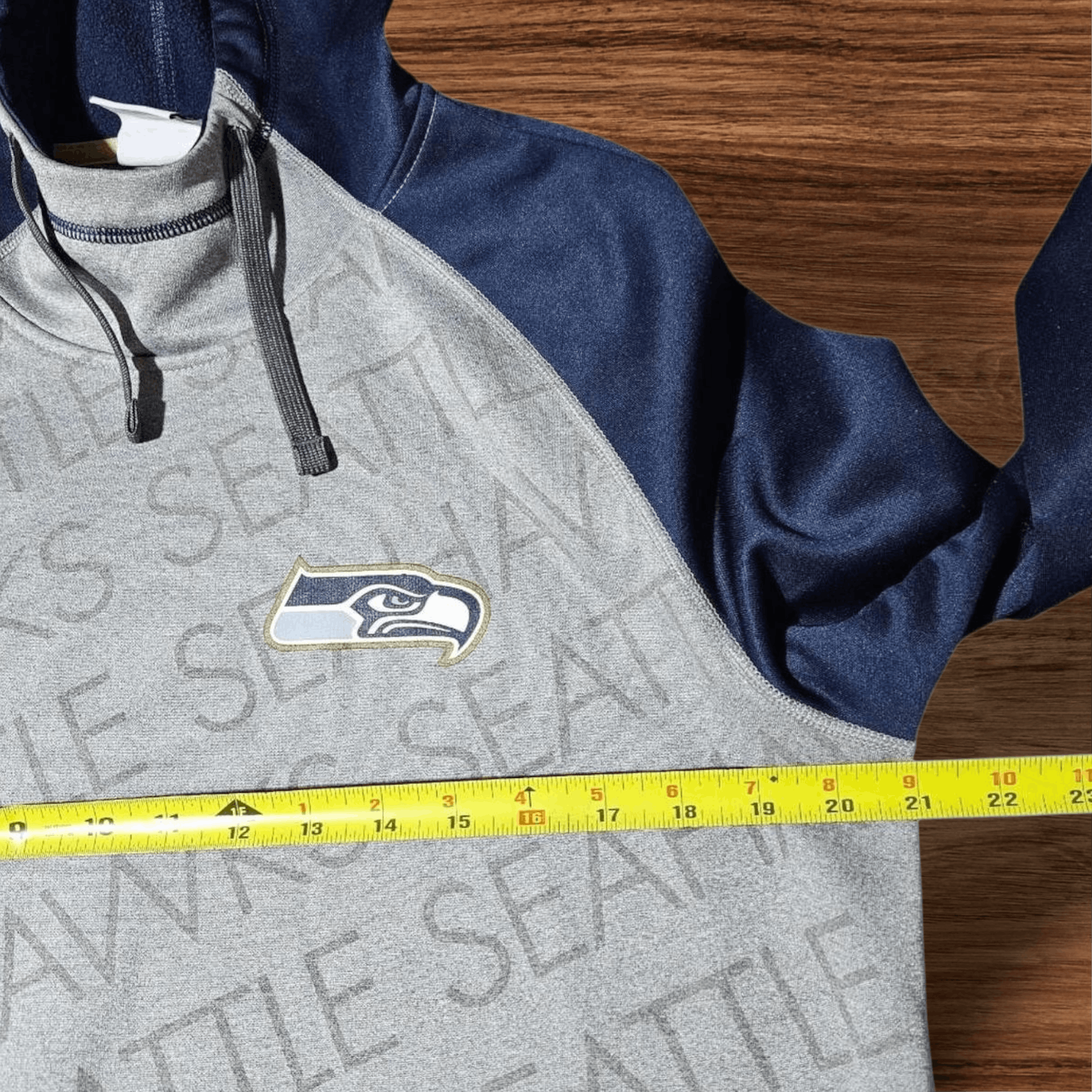 Nike Seattle Seahawks Nike Hooded Sweater NFL ThermaFIT LARGE Size US L / EU 52-54 / 3 - 7 Thumbnail