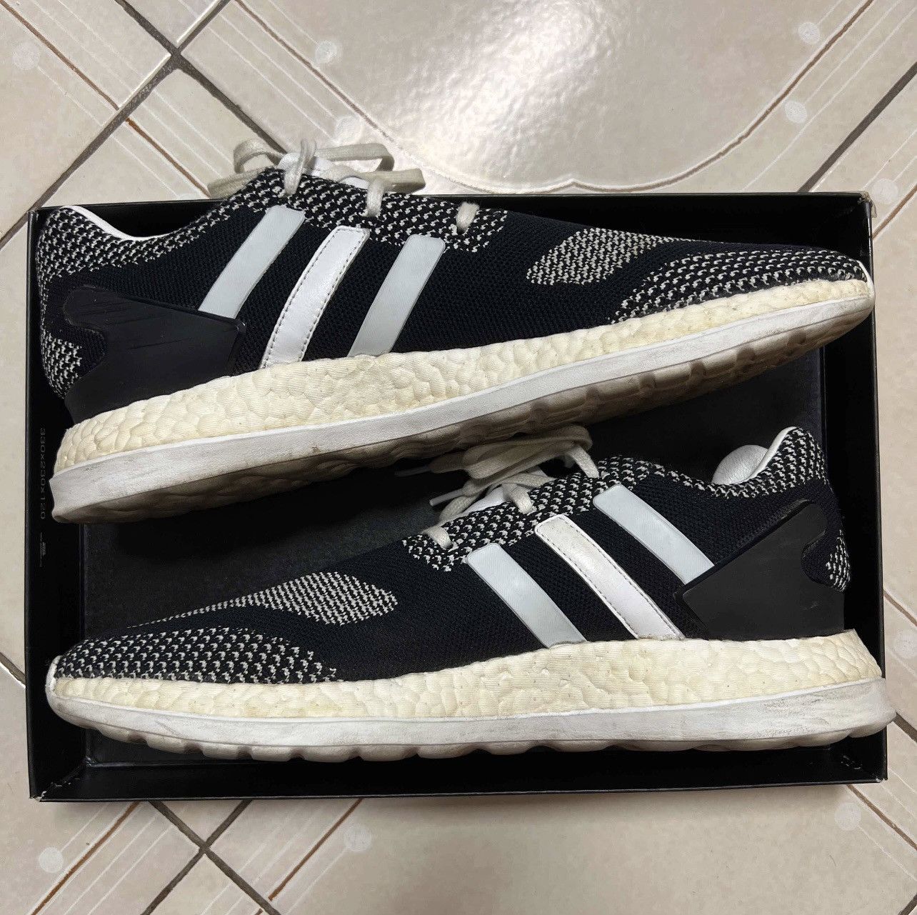 Adidas Adidas Y-3 Pureboost ZG Primeknit Core Black Sz 11 Size US 11 / EU 44 - 2 Thumbnail