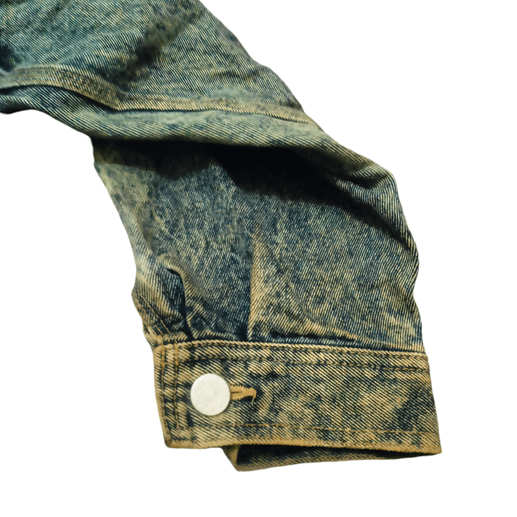 Edwin Vintage Distressed thrashed Edwin Denim Jacket Size US L / EU 52-54 / 3 - 11 Thumbnail