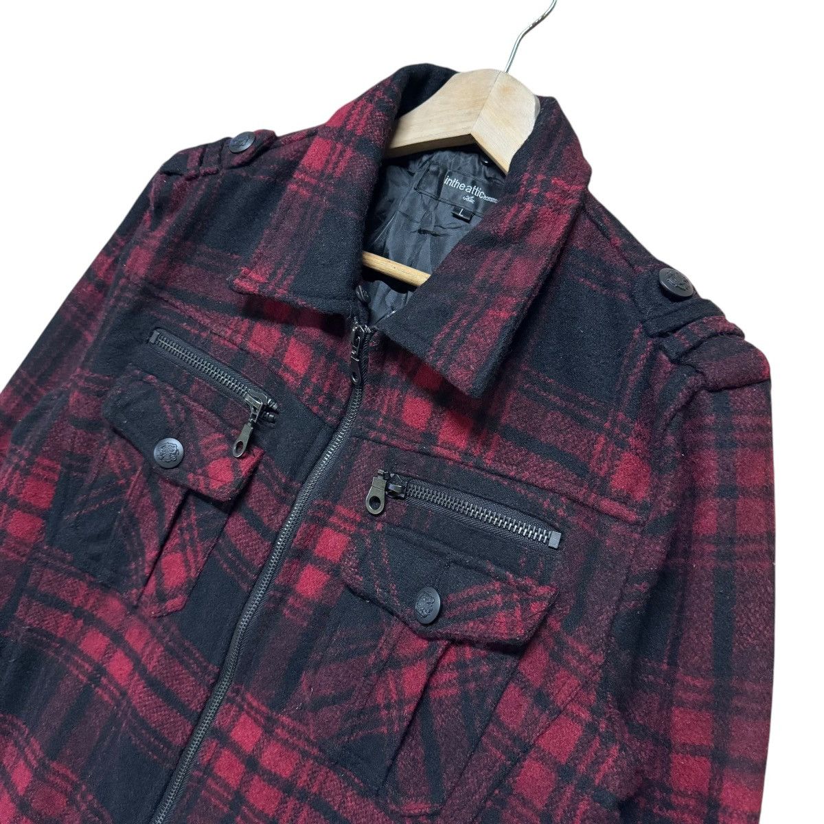 In The Attic × Japanese Brand Punk Wool Jacket Size US L / EU 52-54 / 3 - 8 Thumbnail