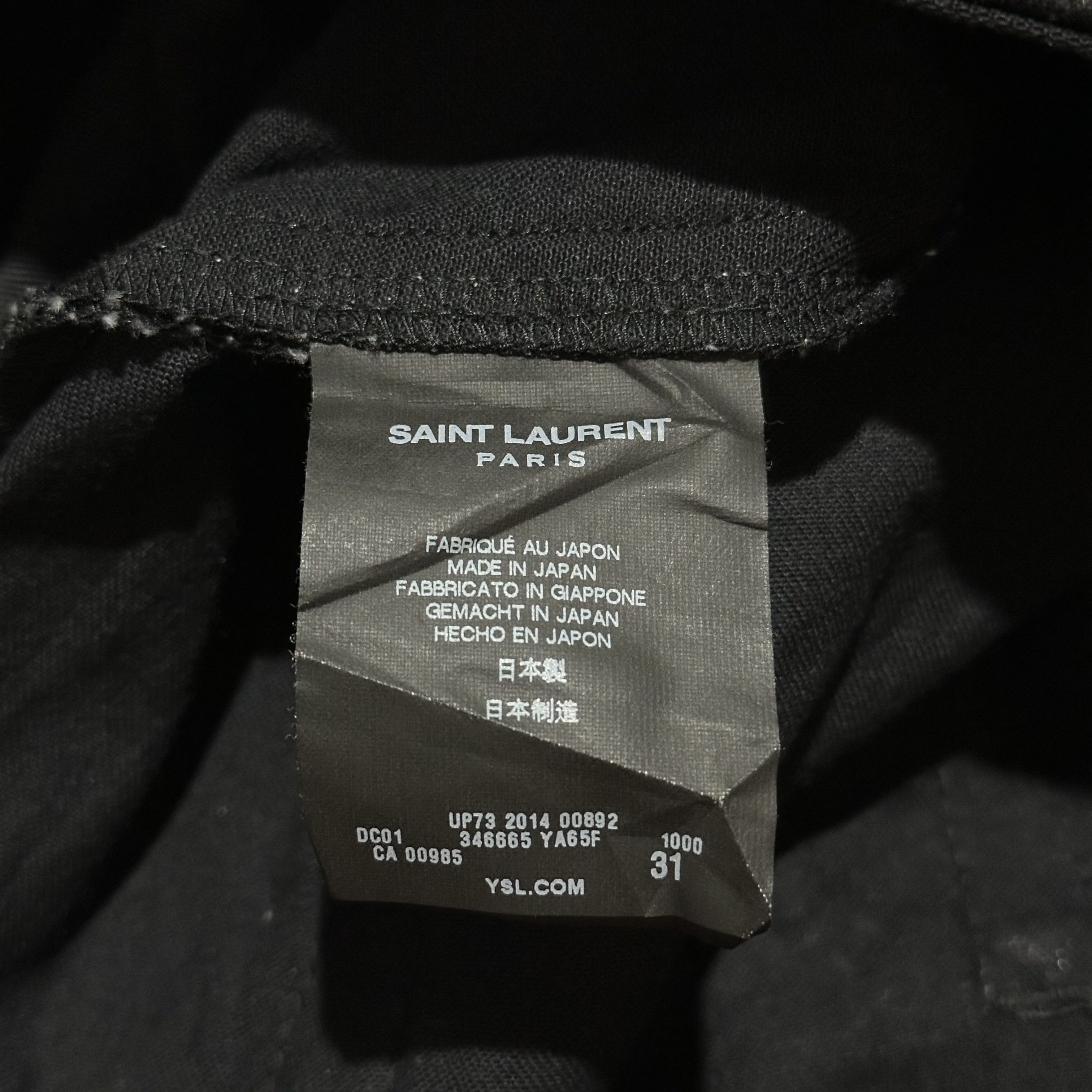 Saint Laurent Paris Saint Laurent Jeans Size US 31 - 6 Thumbnail